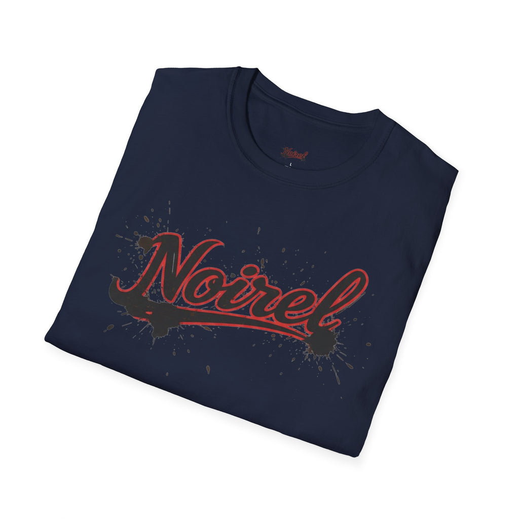 Noirel Script T-Shirt – Retro Brush Logo Tee