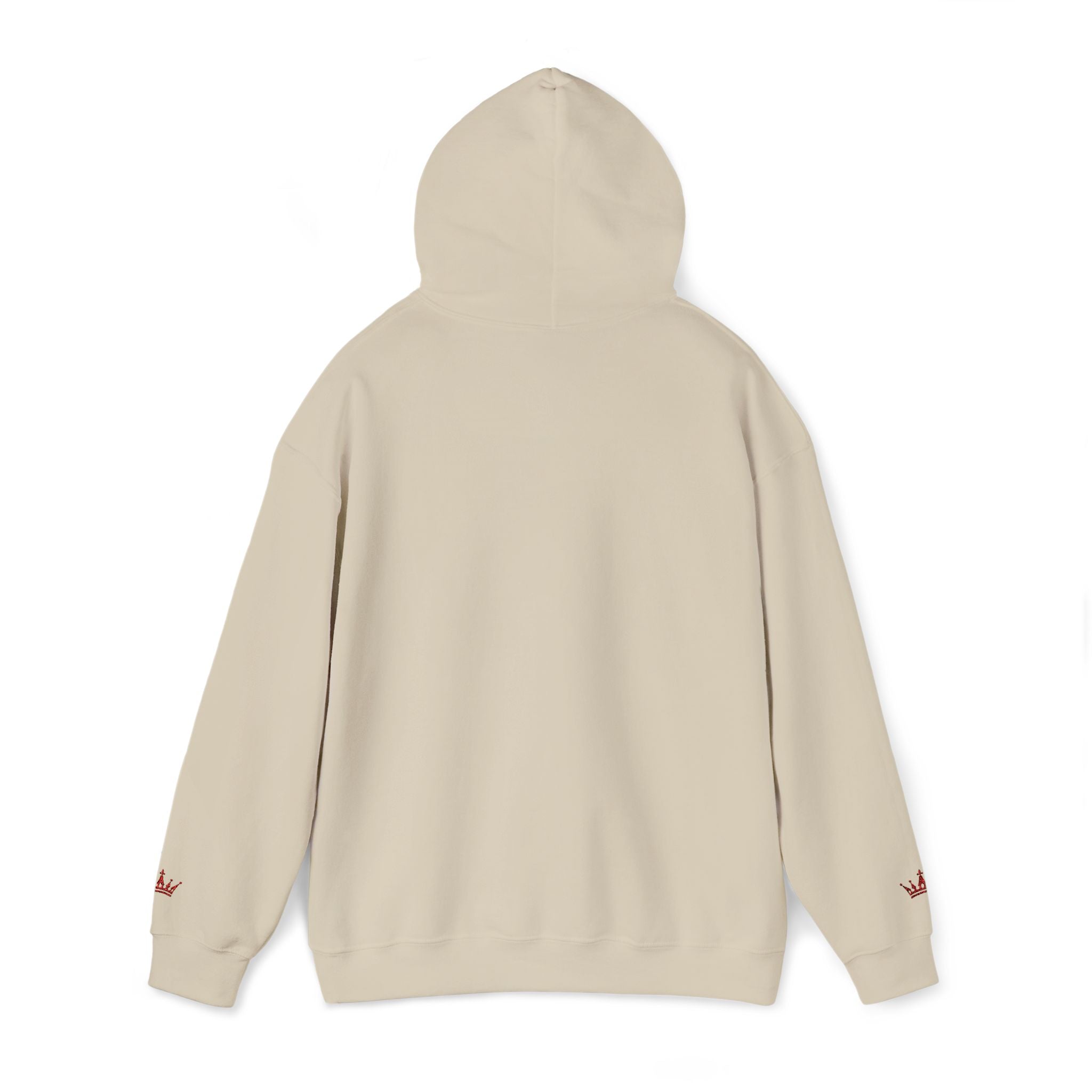 NOIRÉL Script Hoodie – Rot gesticktes Logo