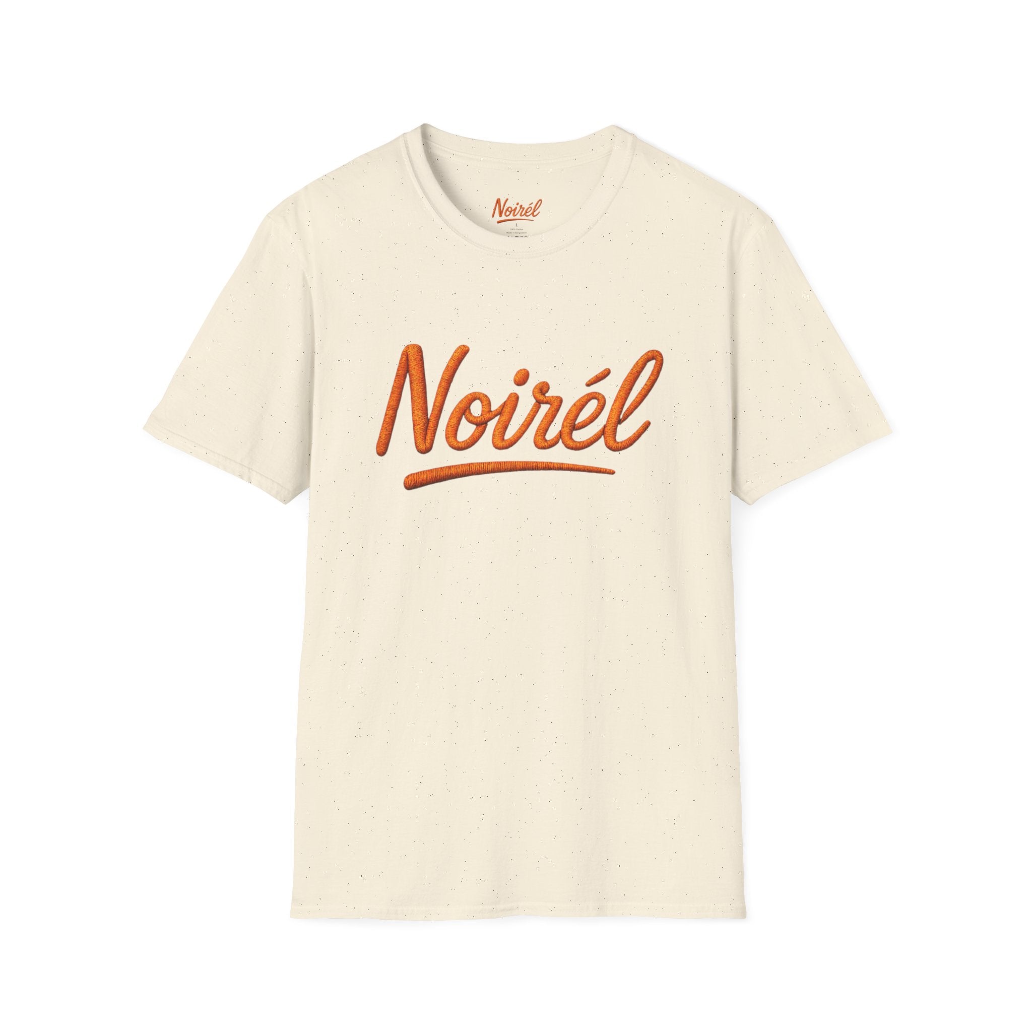 NOIRÉL T-Shirt – Orange Script Print