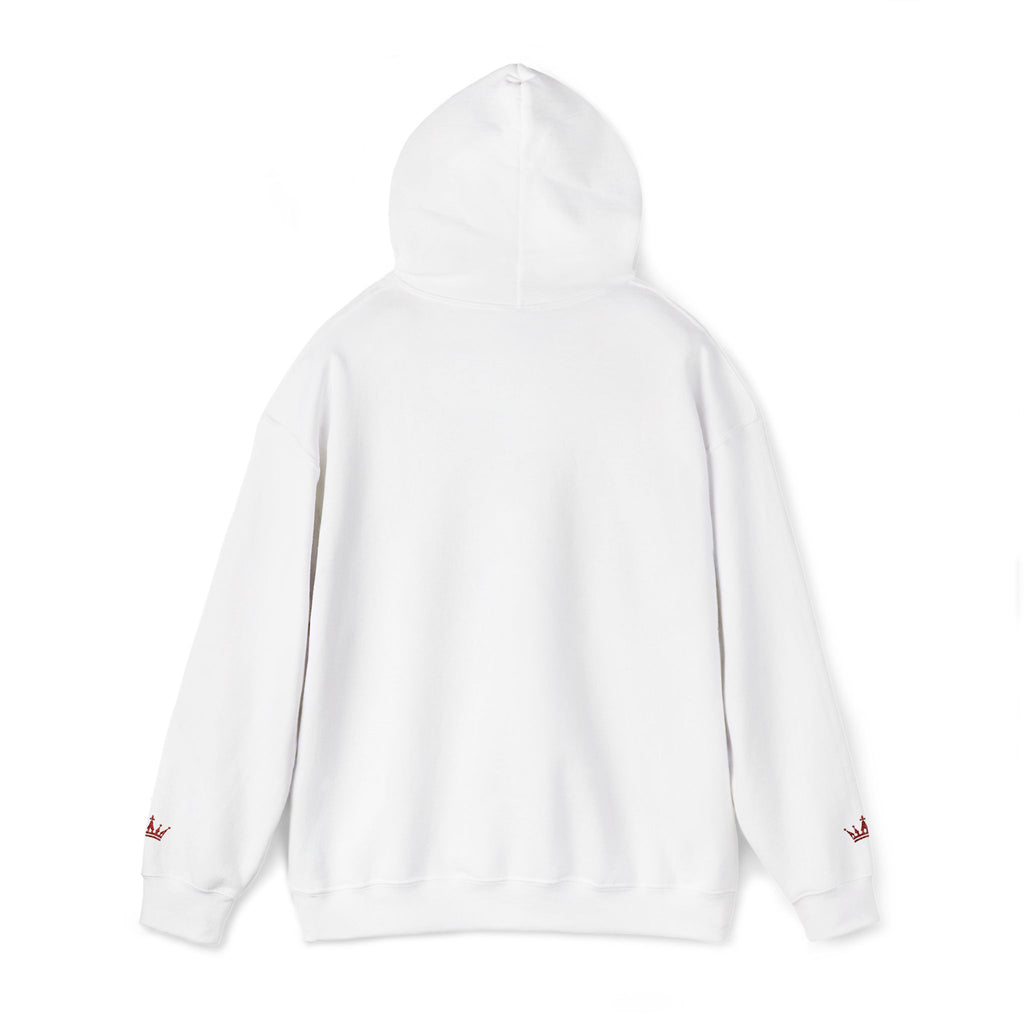 NOIRÉL Script Hoodie – Rot gesticktes Logo