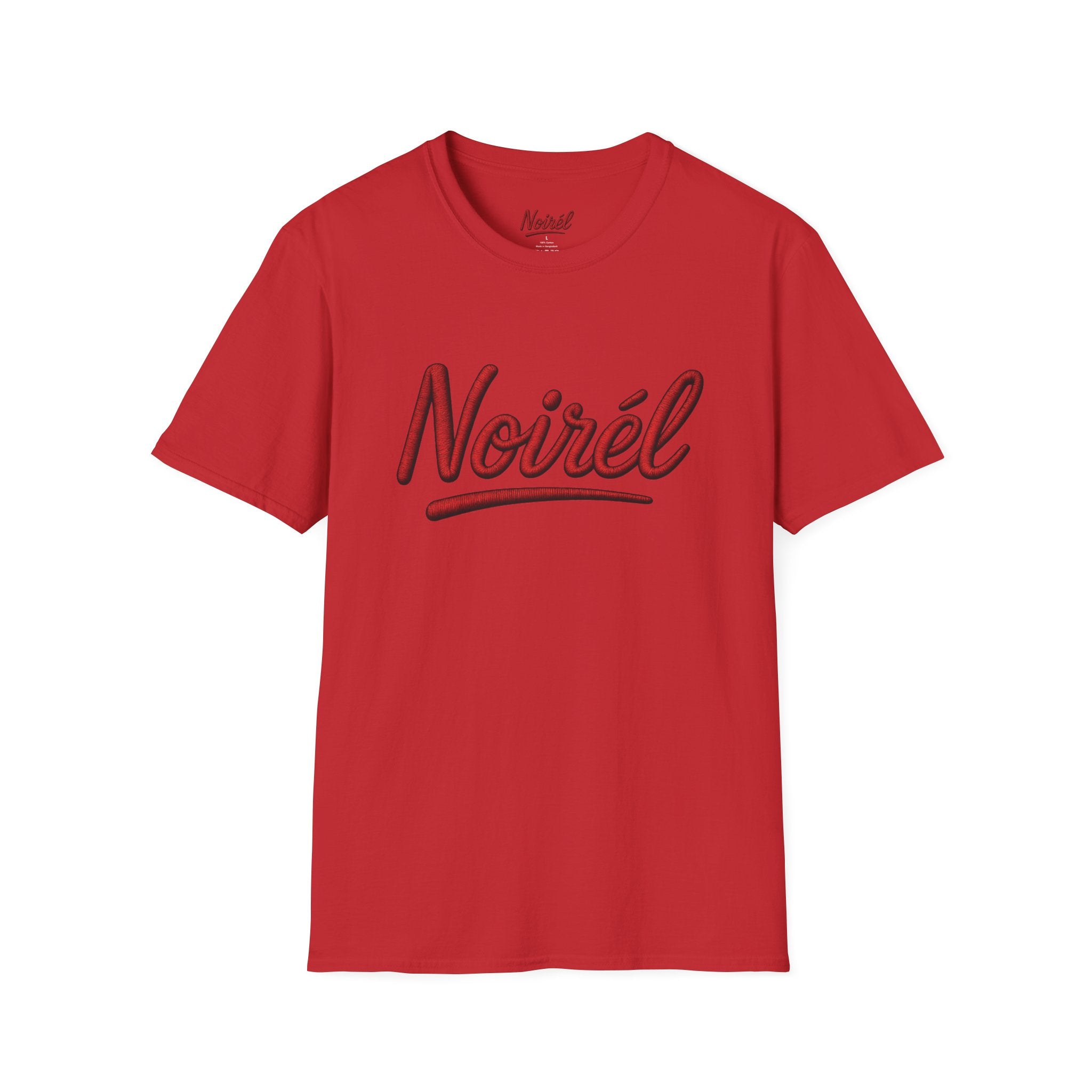 NOIRÉL T-Shirt – Red Script Print