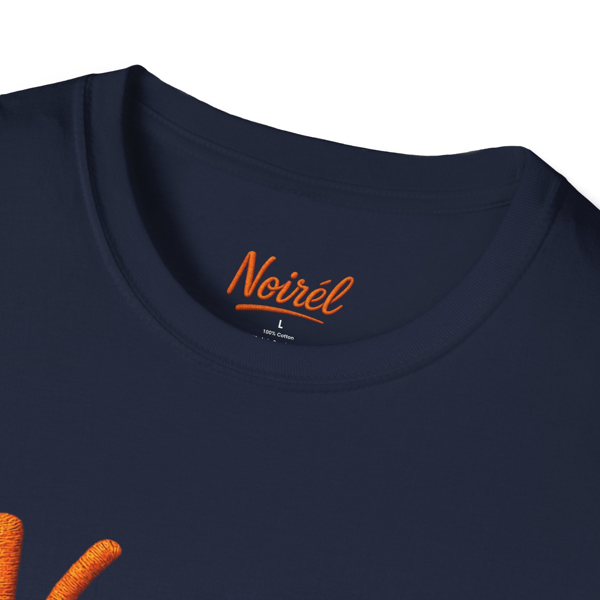 NOIRÉL T-Shirt – Orange Script Print