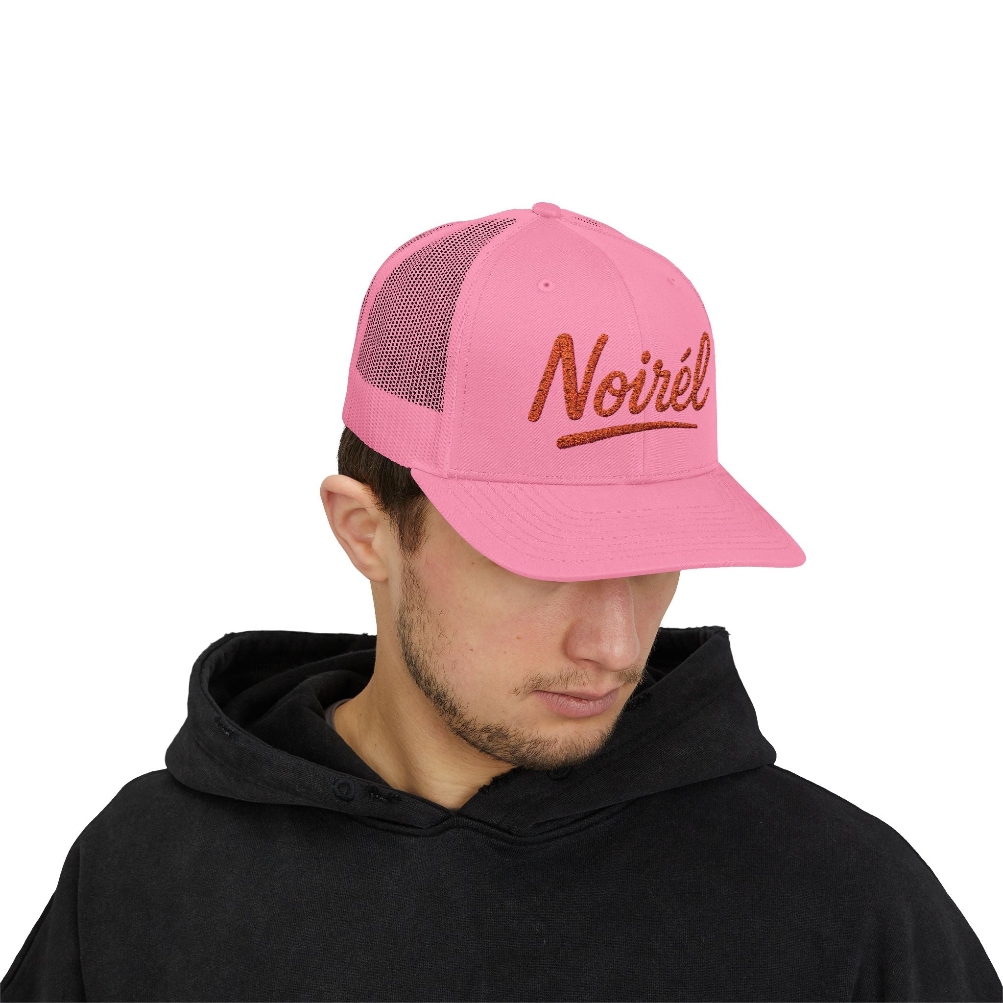 NOIRÉL Trucker Cap – Orange Script