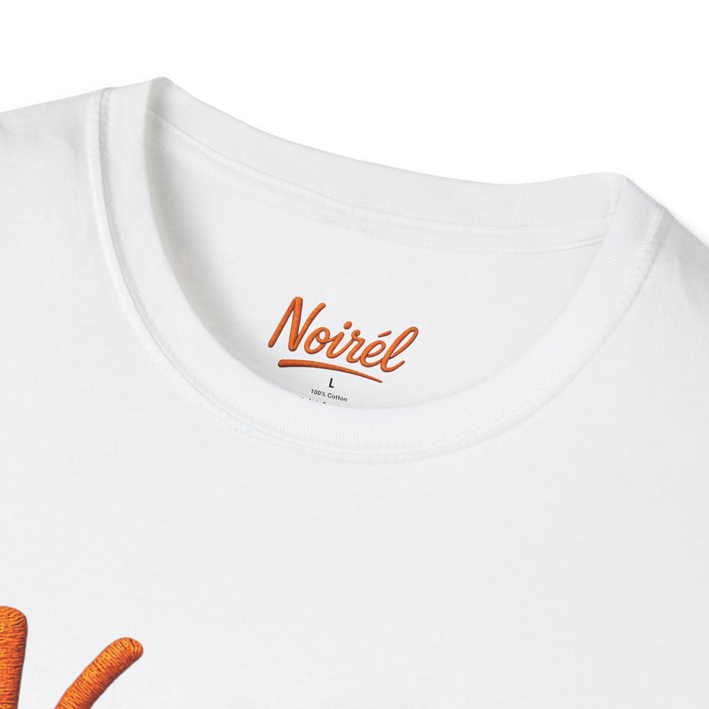 NOIRÉL T-Shirt – Orange Script Print