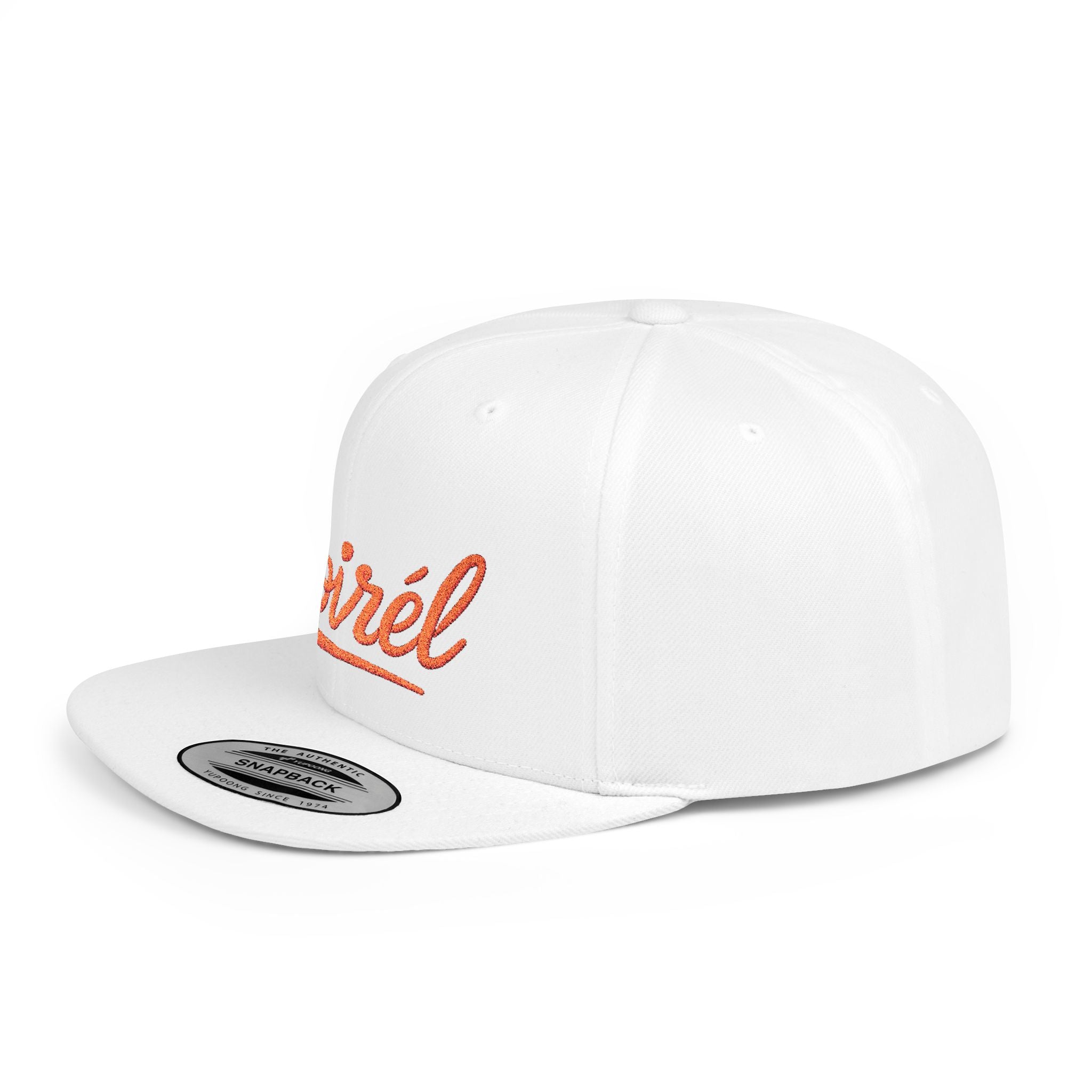 Snapback Hat — Noirél Embroidered Flat Bill Cap