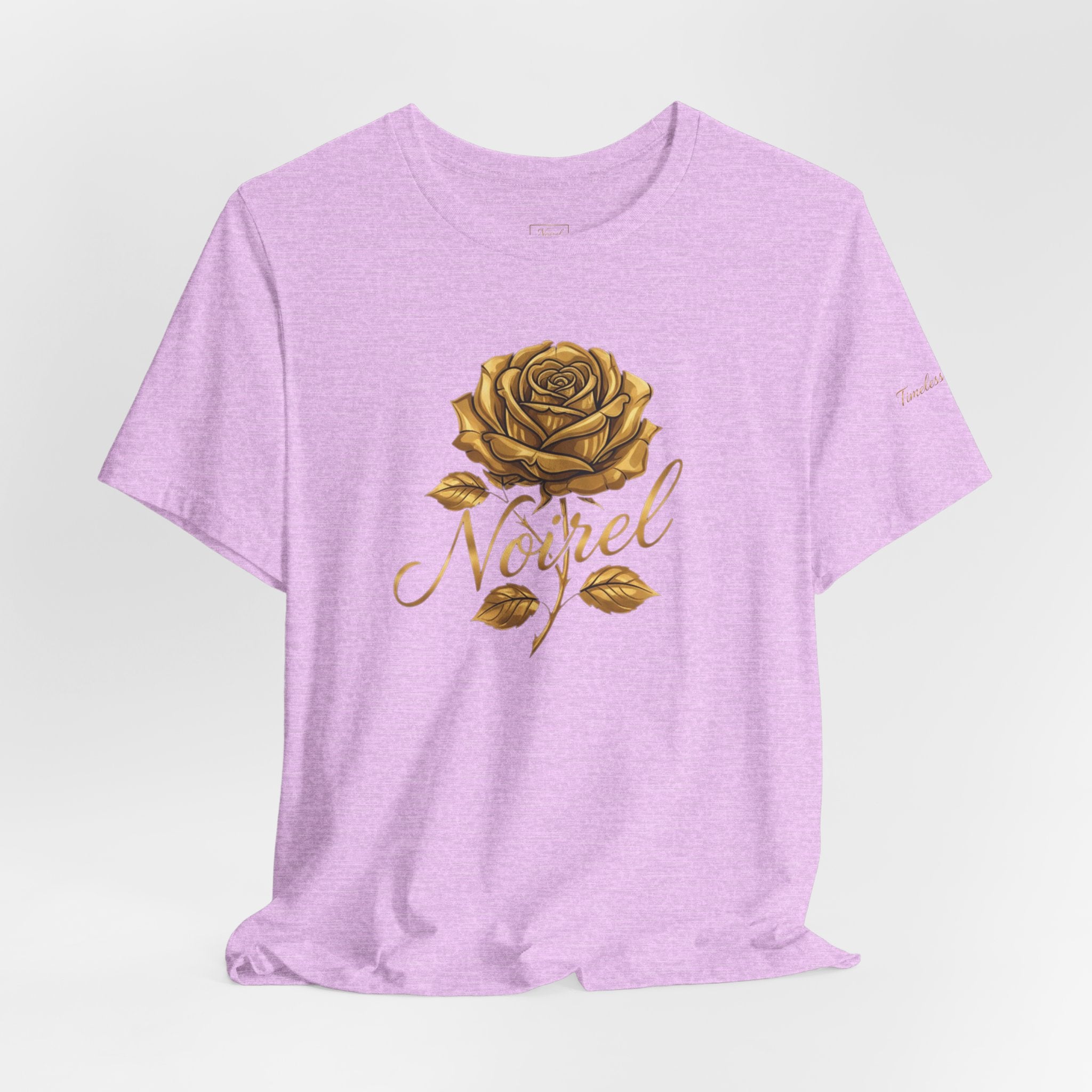 NOIRÉL T-Shirt – Gold Rose Angel