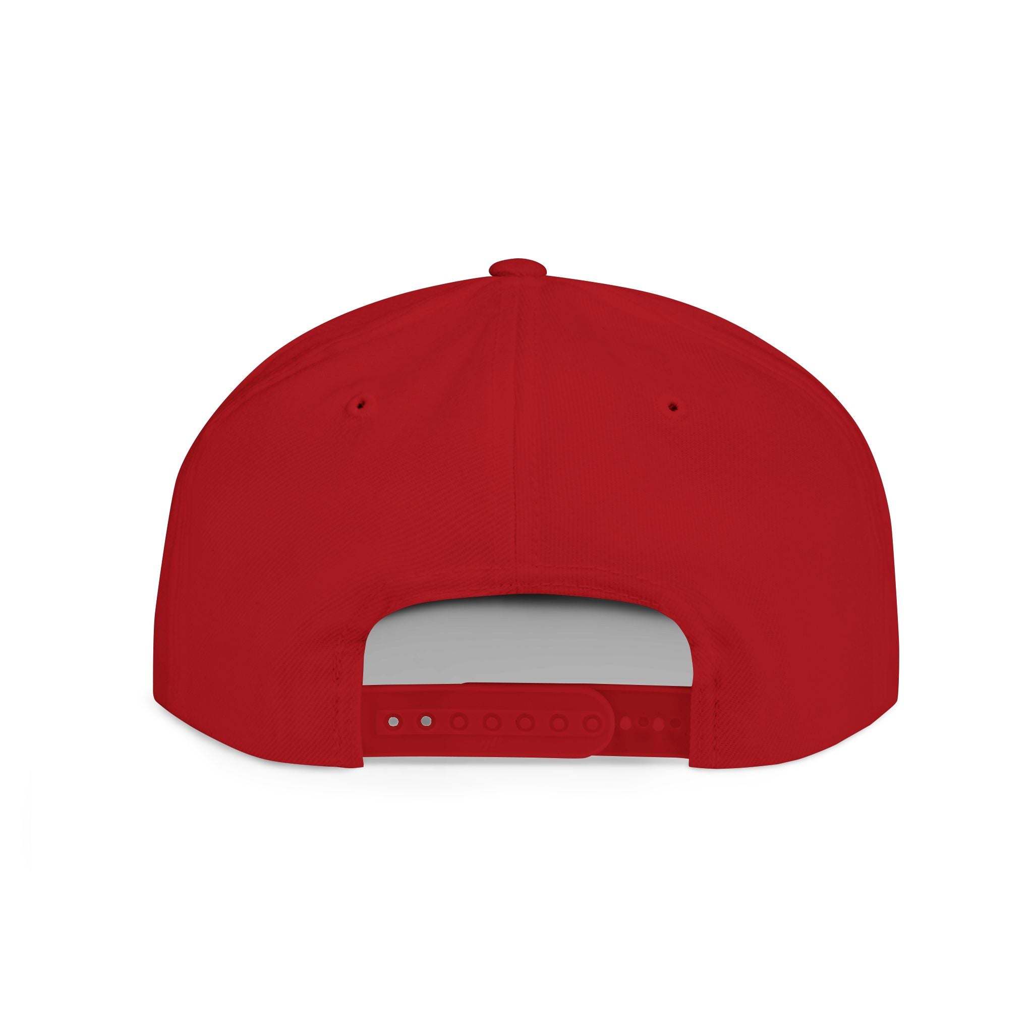 Snapback Hat — “Noiréel” Blue Glitter Script Flat-Bill Cap 