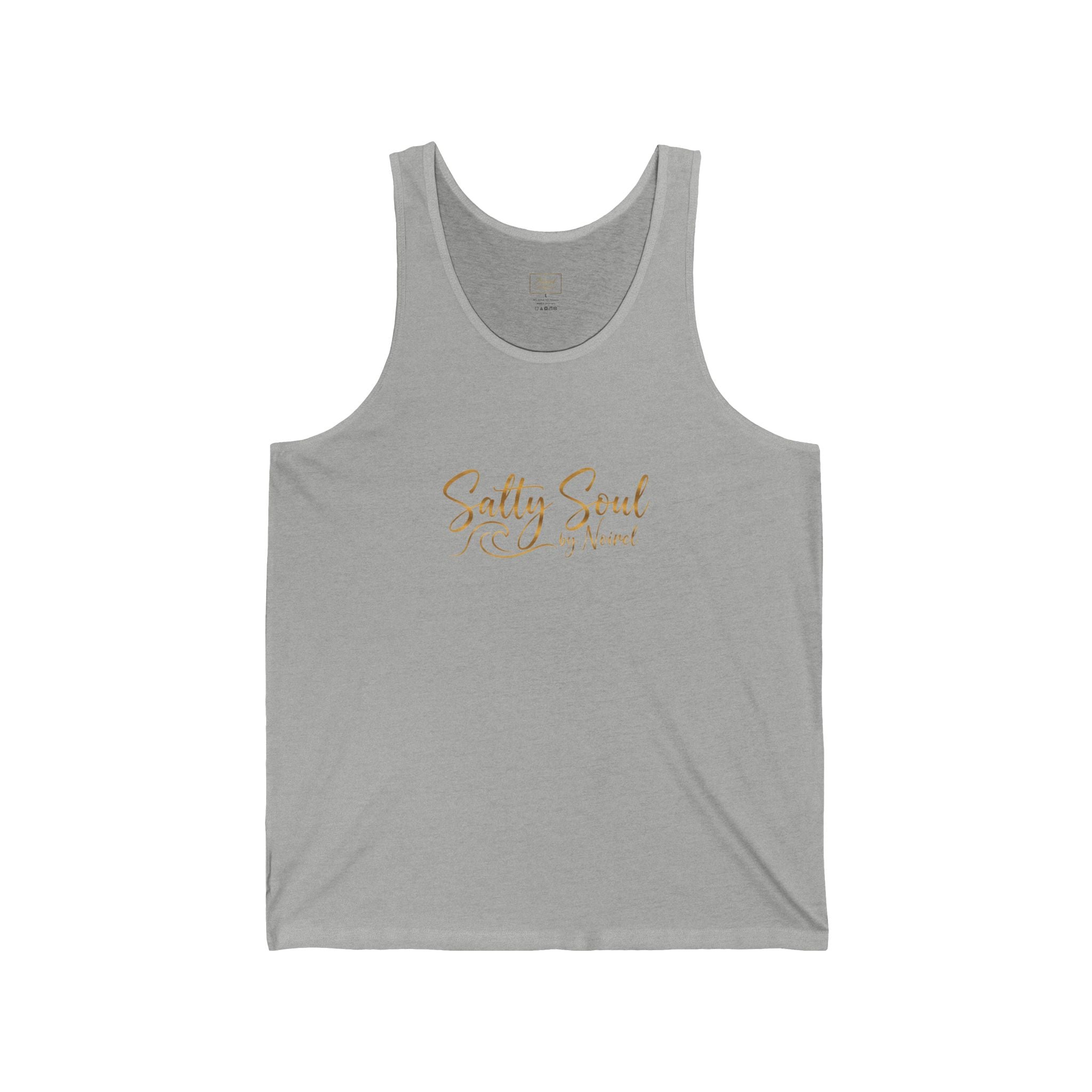 Salty Soul Tank Top — Beachy Script Summer Tank