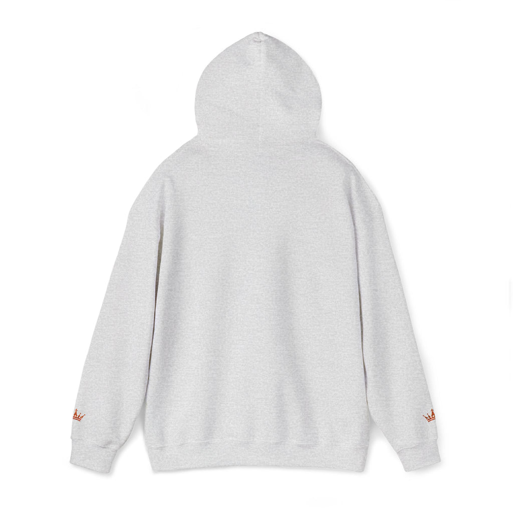 NOIRÉL Script Hoodie – Orange gesticktes Logo