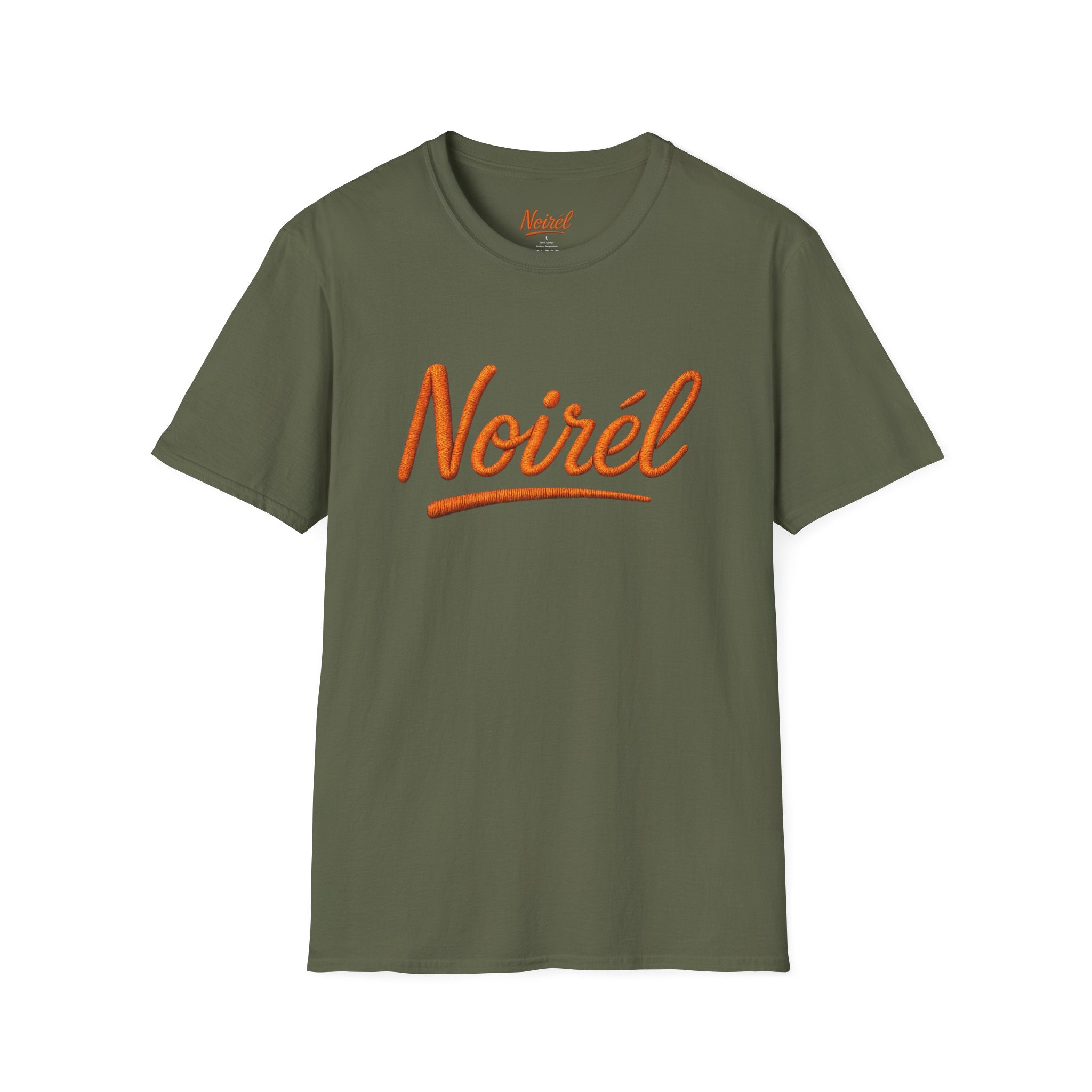 NOIRÉL T-Shirt – Orange Script Print