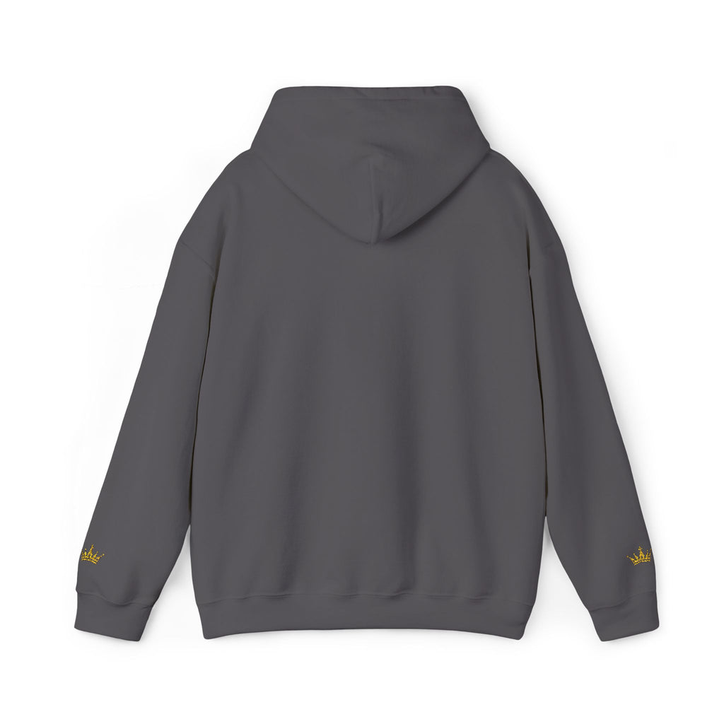 NOIRÉL Script Hoodie – Gold gesticktes Logo