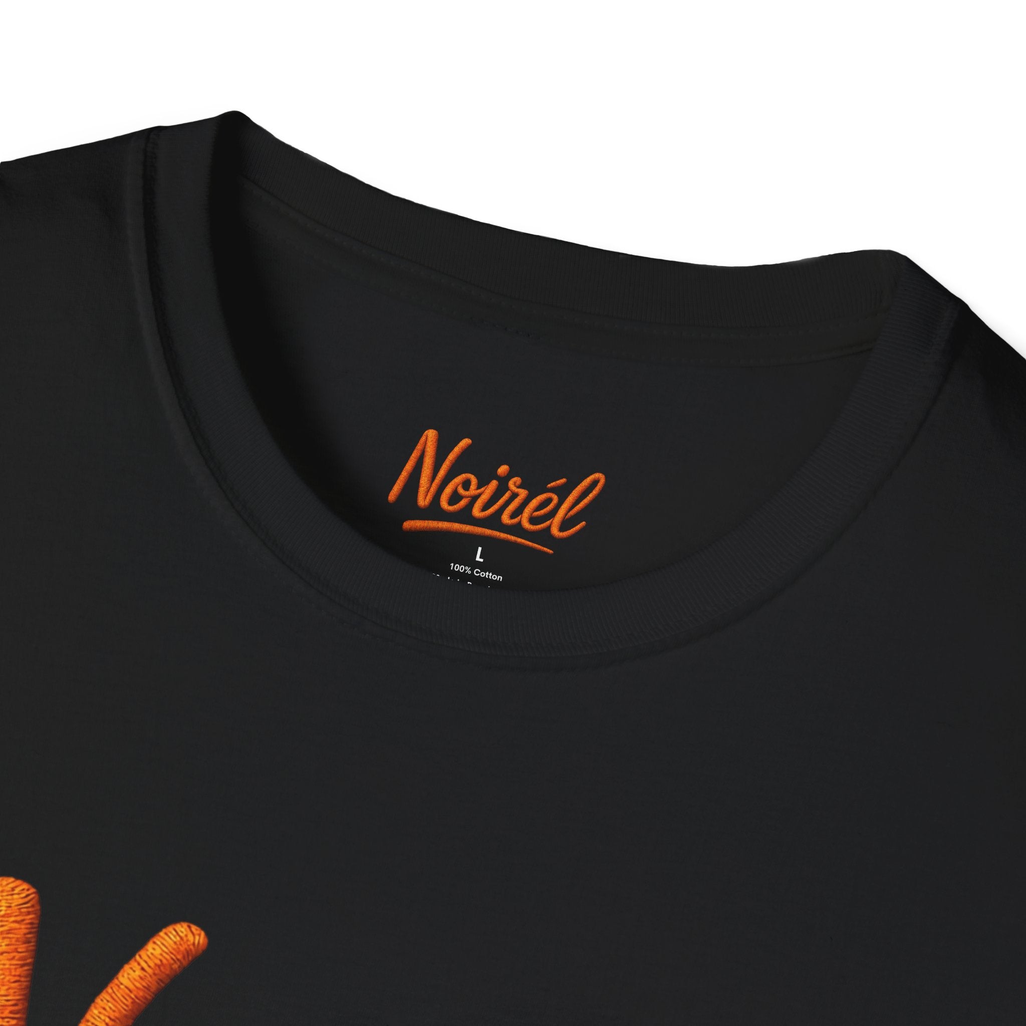 NOIRÉL T-Shirt – Orange Script Print