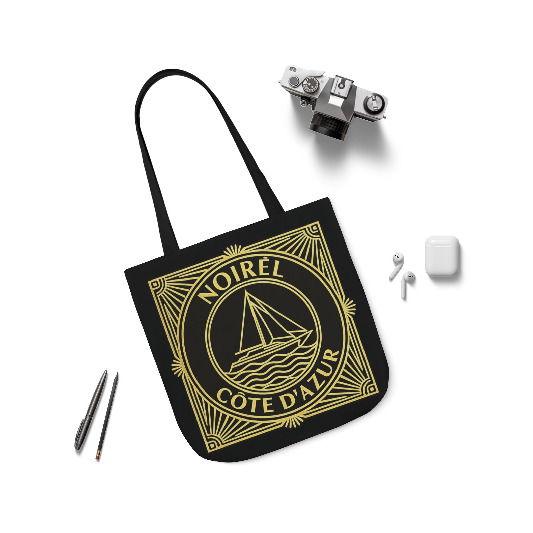 NOIRÉL Canvas Tote – Côte d’Azur