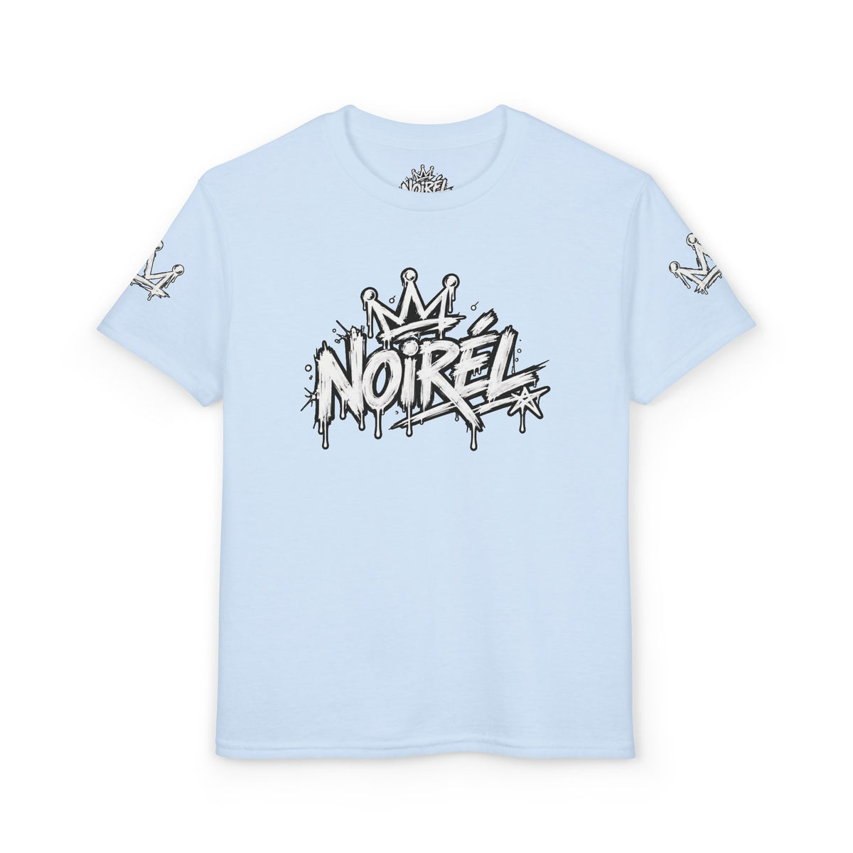 Noirel Kinder T-Shirt – „Graffiti Crown“ Urban Streetwear Tee