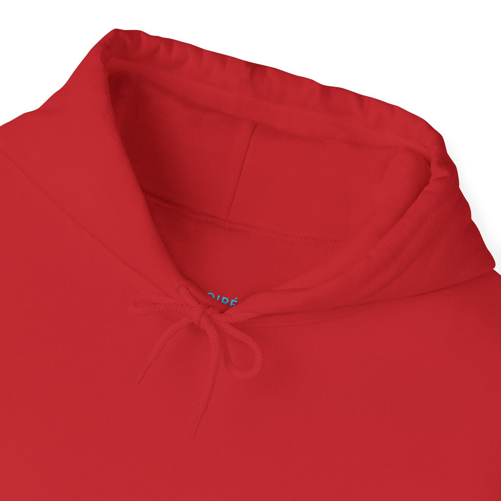 NOIRÉL Script Hoodie – Hellblau gesticktes Logo