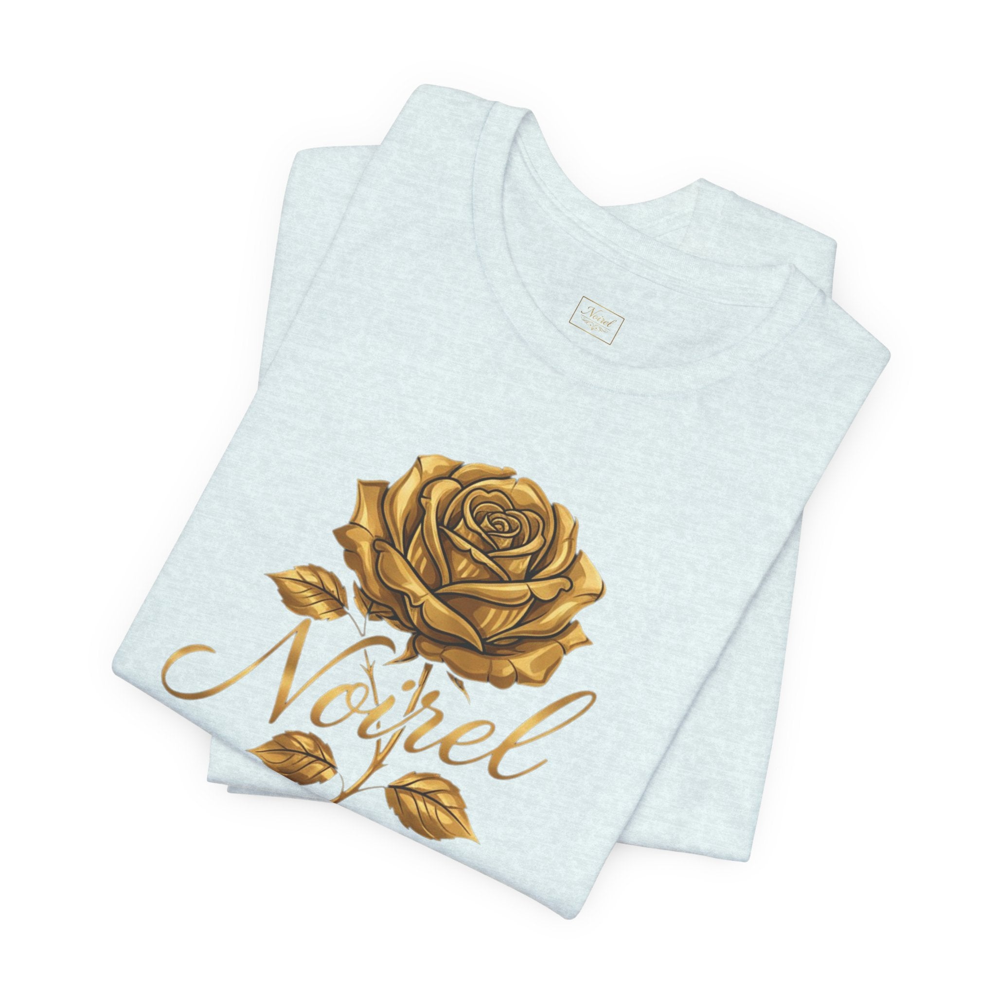 NOIRÉL T-Shirt – Gold Rose Angel