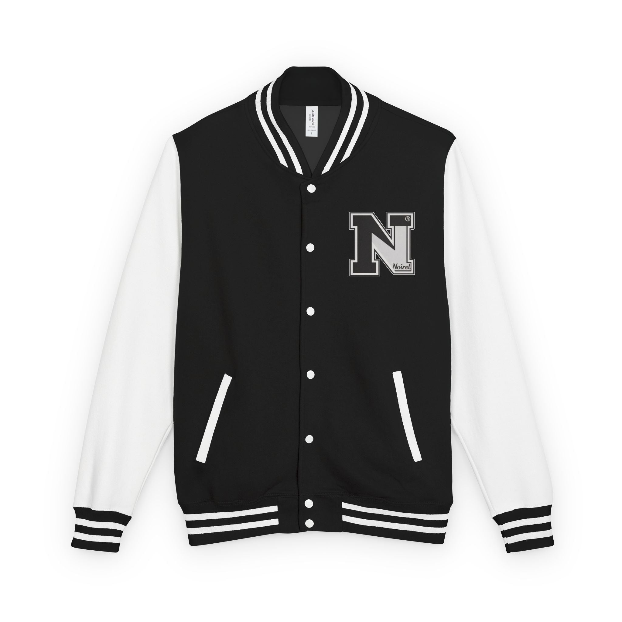 NOIRÉL Varsity Jacket – Black White