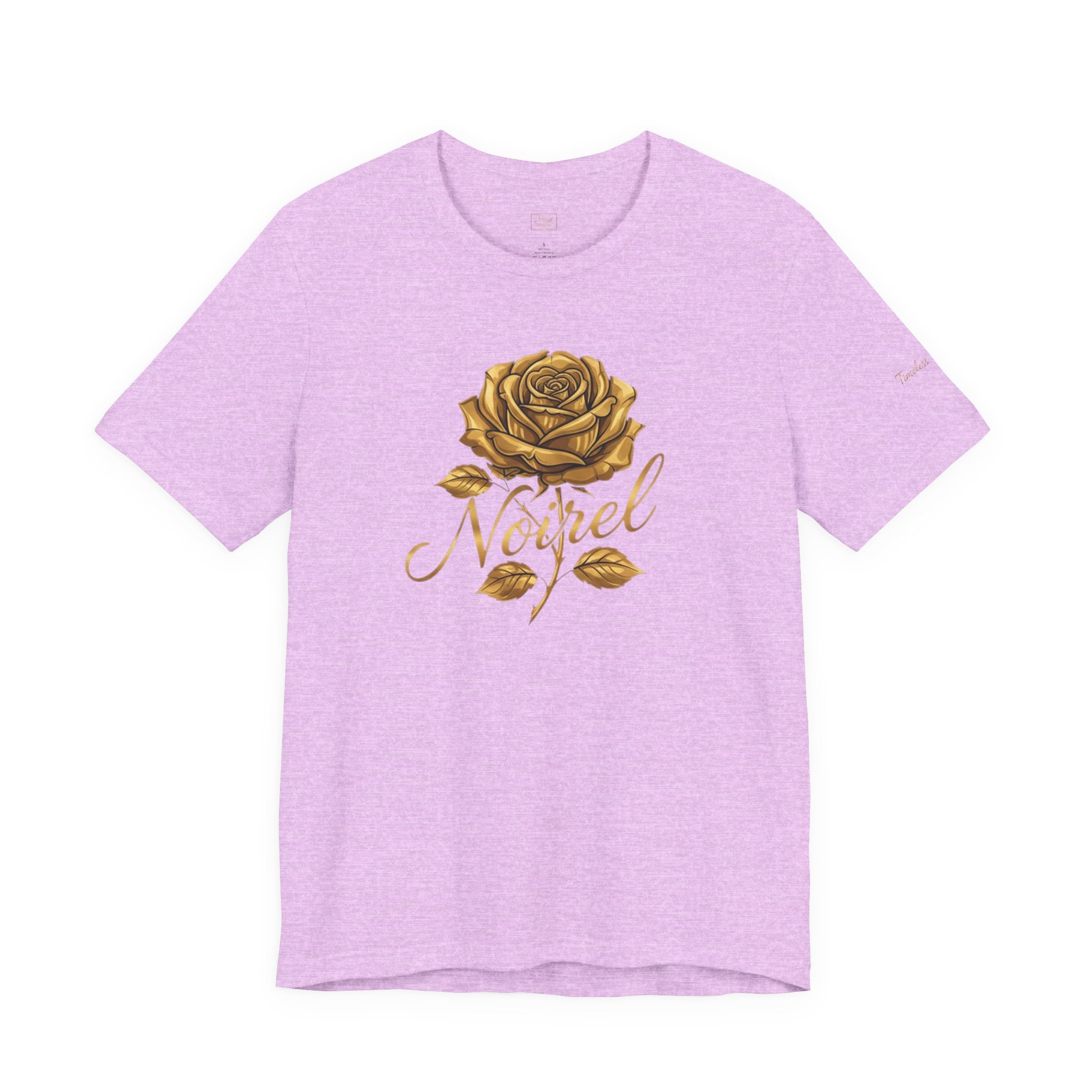 Gold Rose 'Angel' T‑Shirt — Vintage Floral Graphic Tee