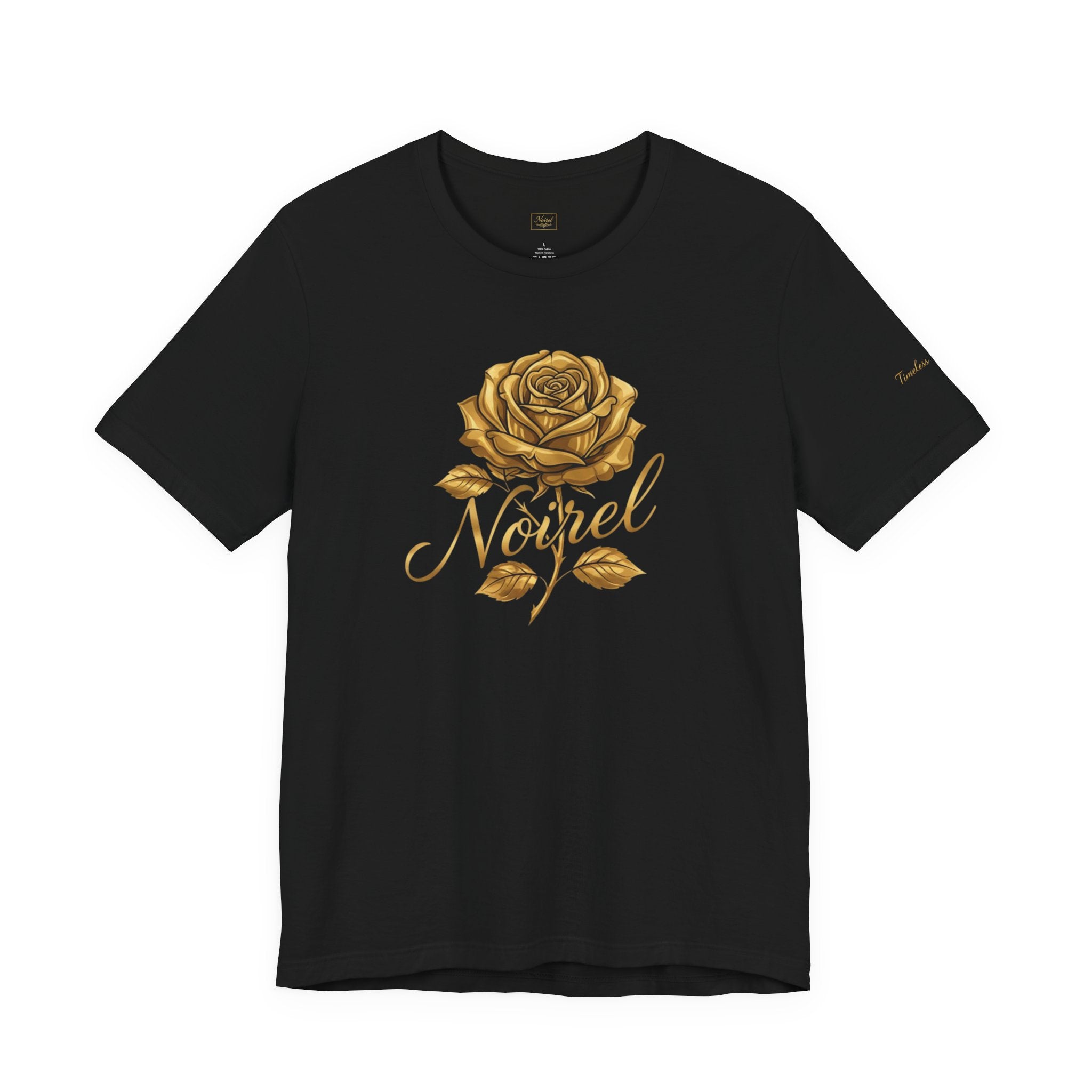 Gold Rose 'Angel' T‑Shirt — Vintage Floral Graphic Tee