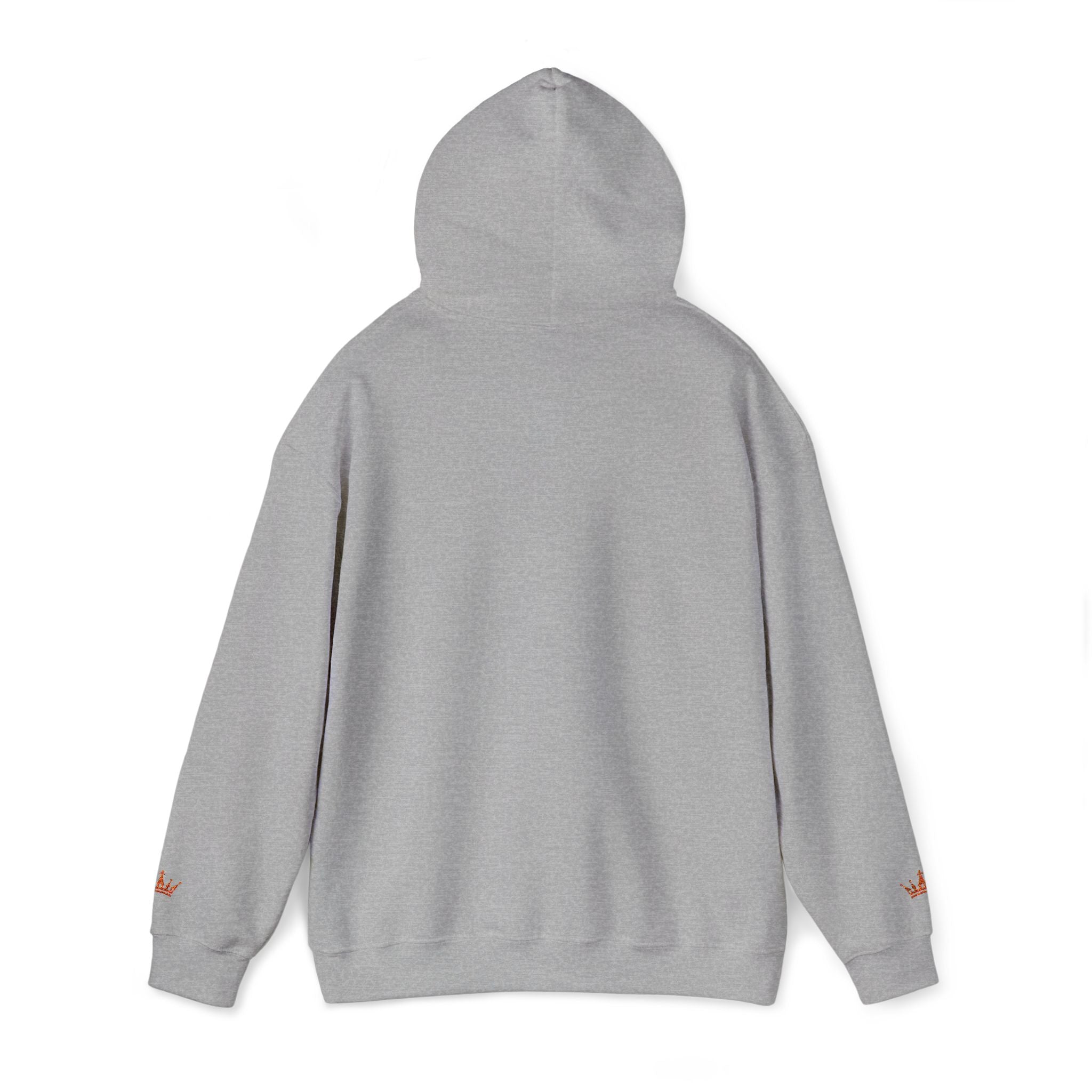NOIRÉL Script Hoodie – Orange gesticktes Logo