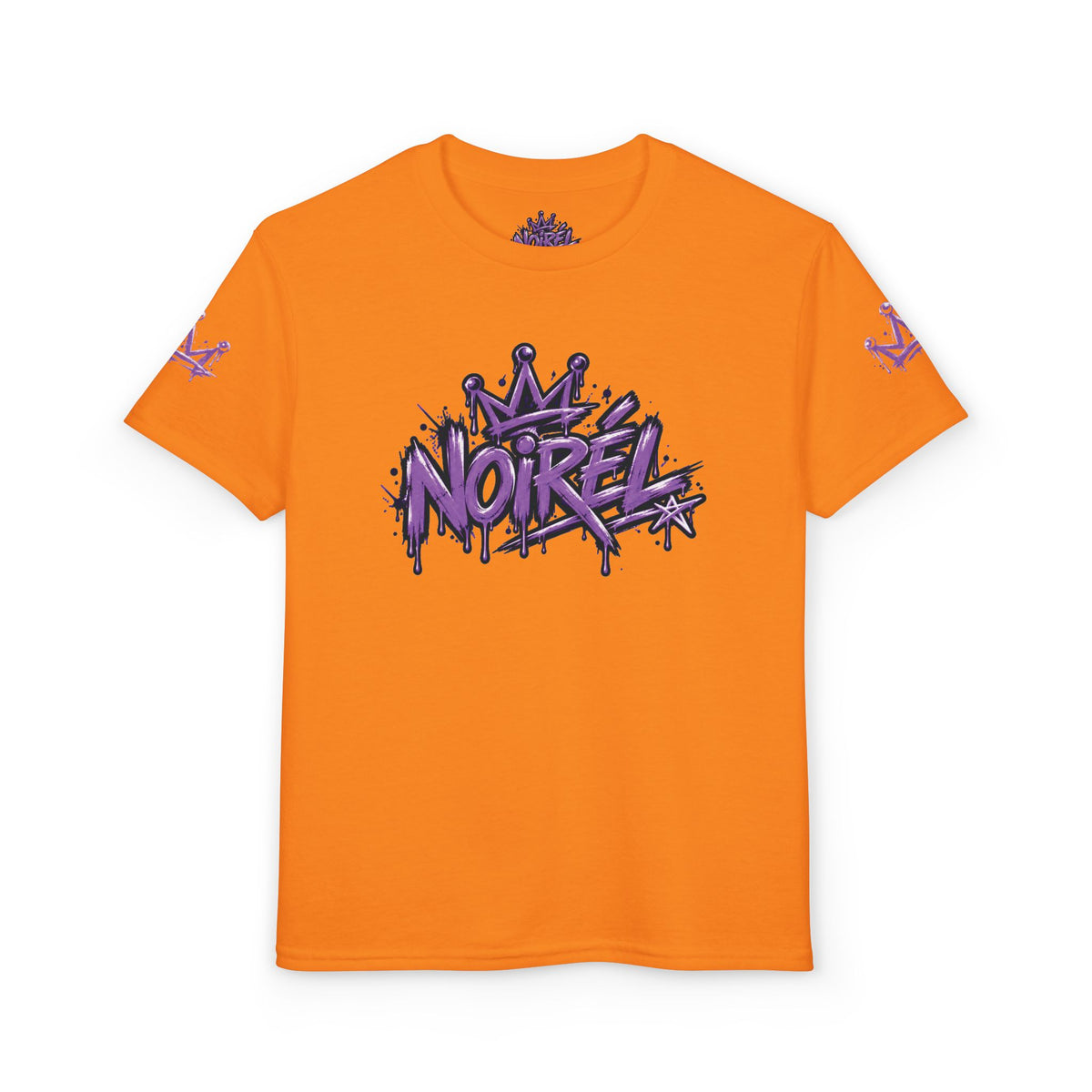 Noirel Kinder T-Shirt – „Dream. Create. Inspire.“ Graffiti Crown Tee