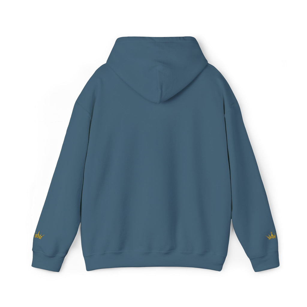 NOIRÉL Script Hoodie – Gold gesticktes Logo