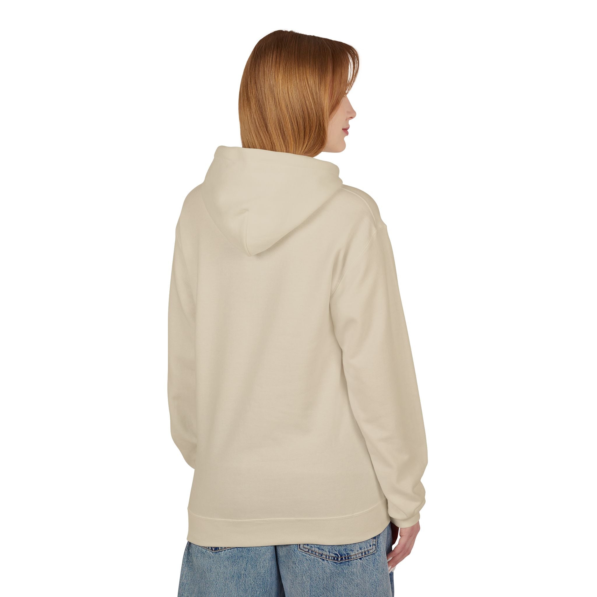 NOIREL Hoodie – white Script Print