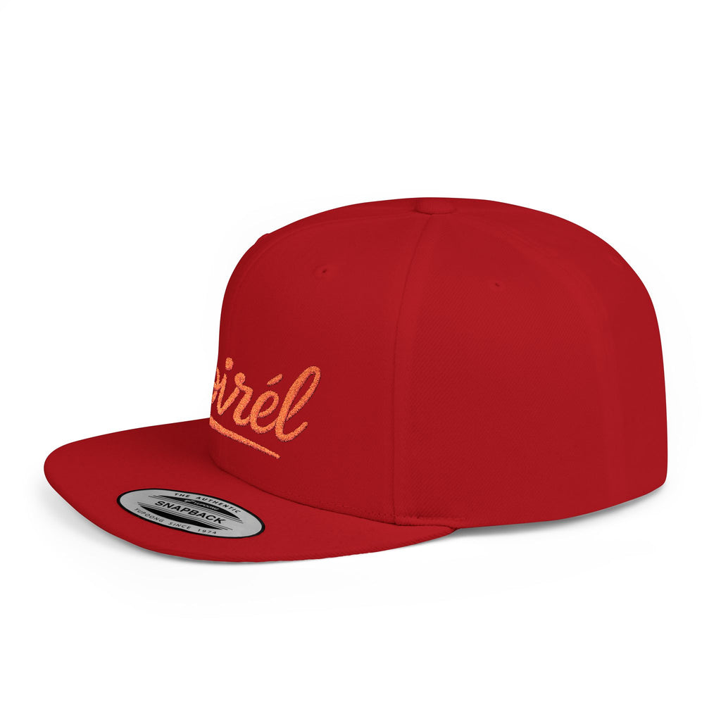 Snapback Hat — Noirél Embroidered Flat Bill Cap 
