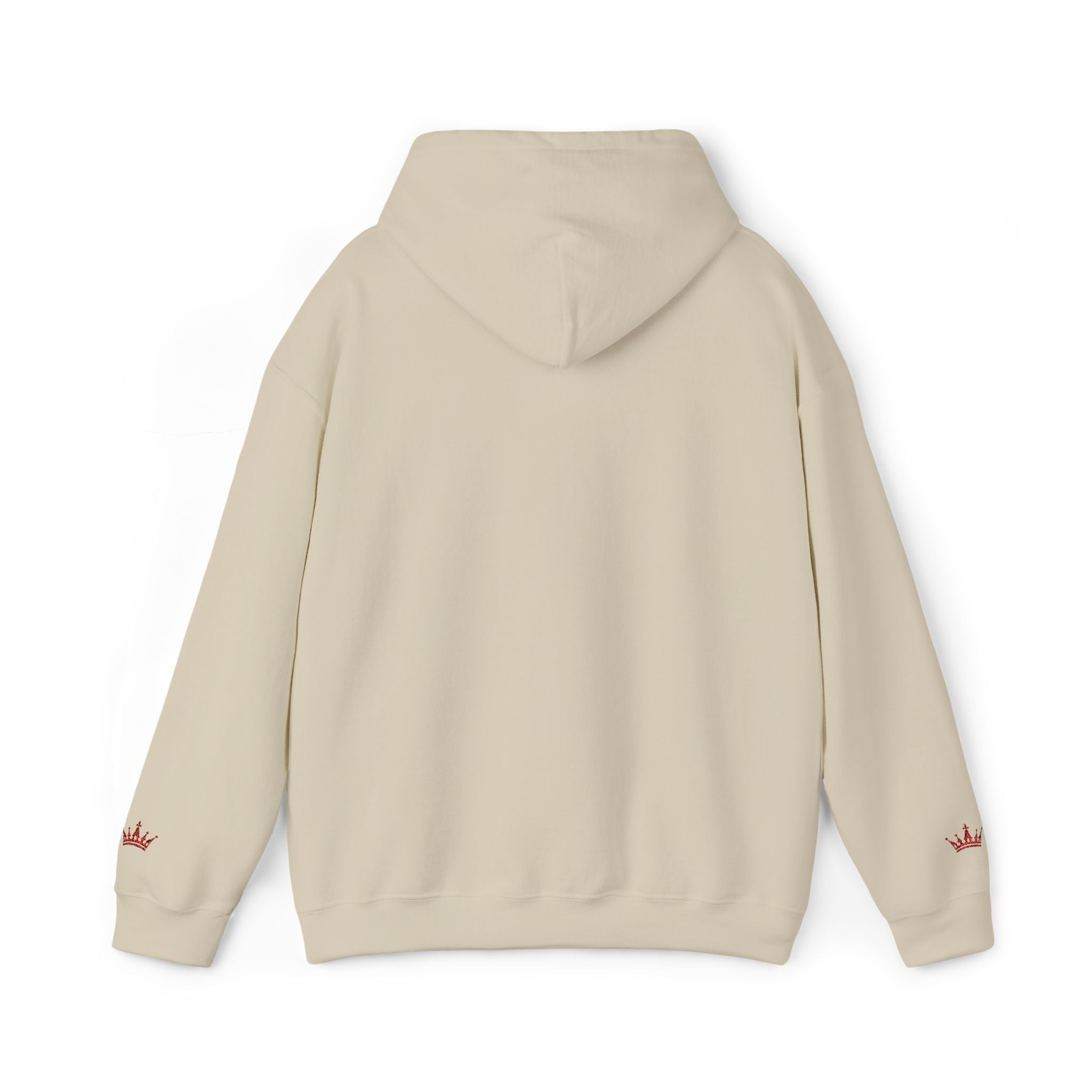 NOIRÉL Script Hoodie – Rot gesticktes Logo