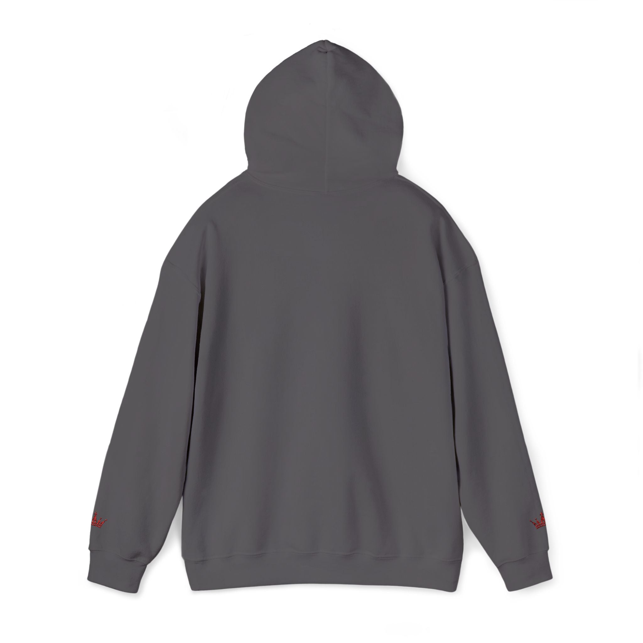NOIRÉL Script Hoodie – Rot gesticktes Logo