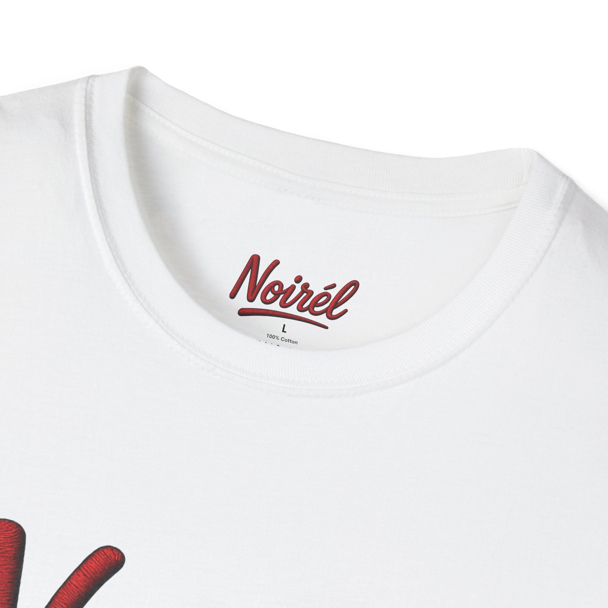 NOIRÉL T-Shirt – Red Script Print