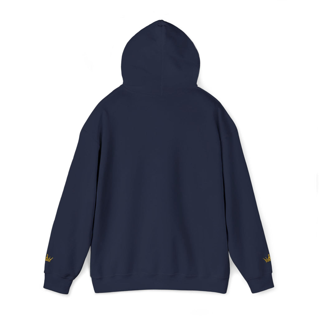 NOIRÉL Script Hoodie – Gold gesticktes Logo