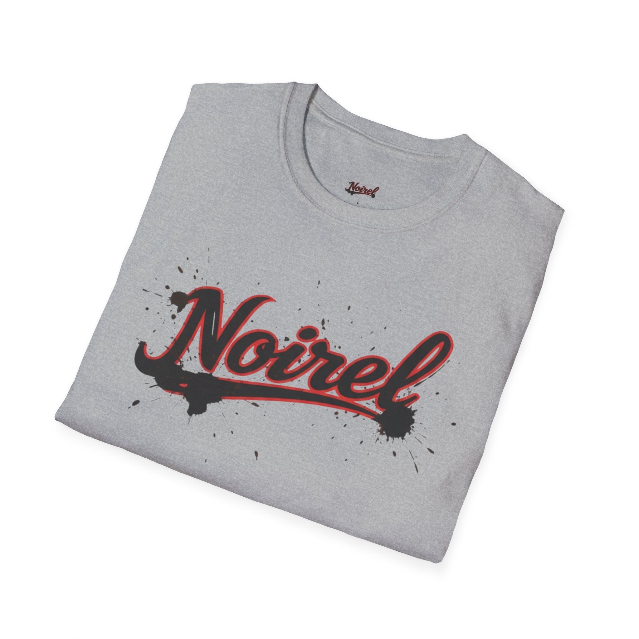 Noirel Script T-Shirt – Retro Brush Logo Tee