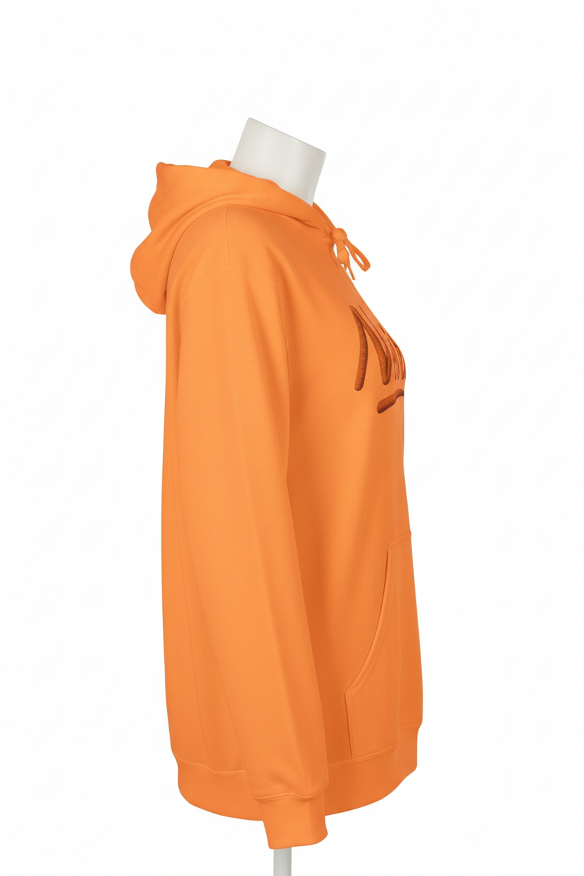 Noirél Script Logo Hoodie | Handwritten Retro Script, Minimal Streetwear