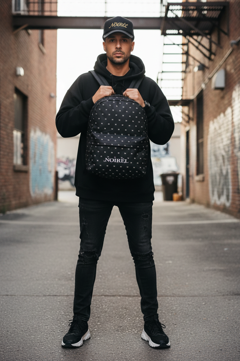 NOIRÉL Backpack – Black Monogram