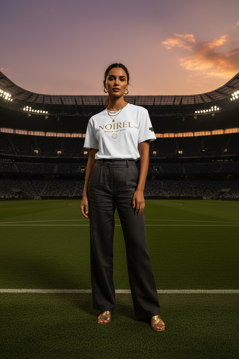 NOIRÉL Mexico 2026 T-Shirt – Printed Trophy Design