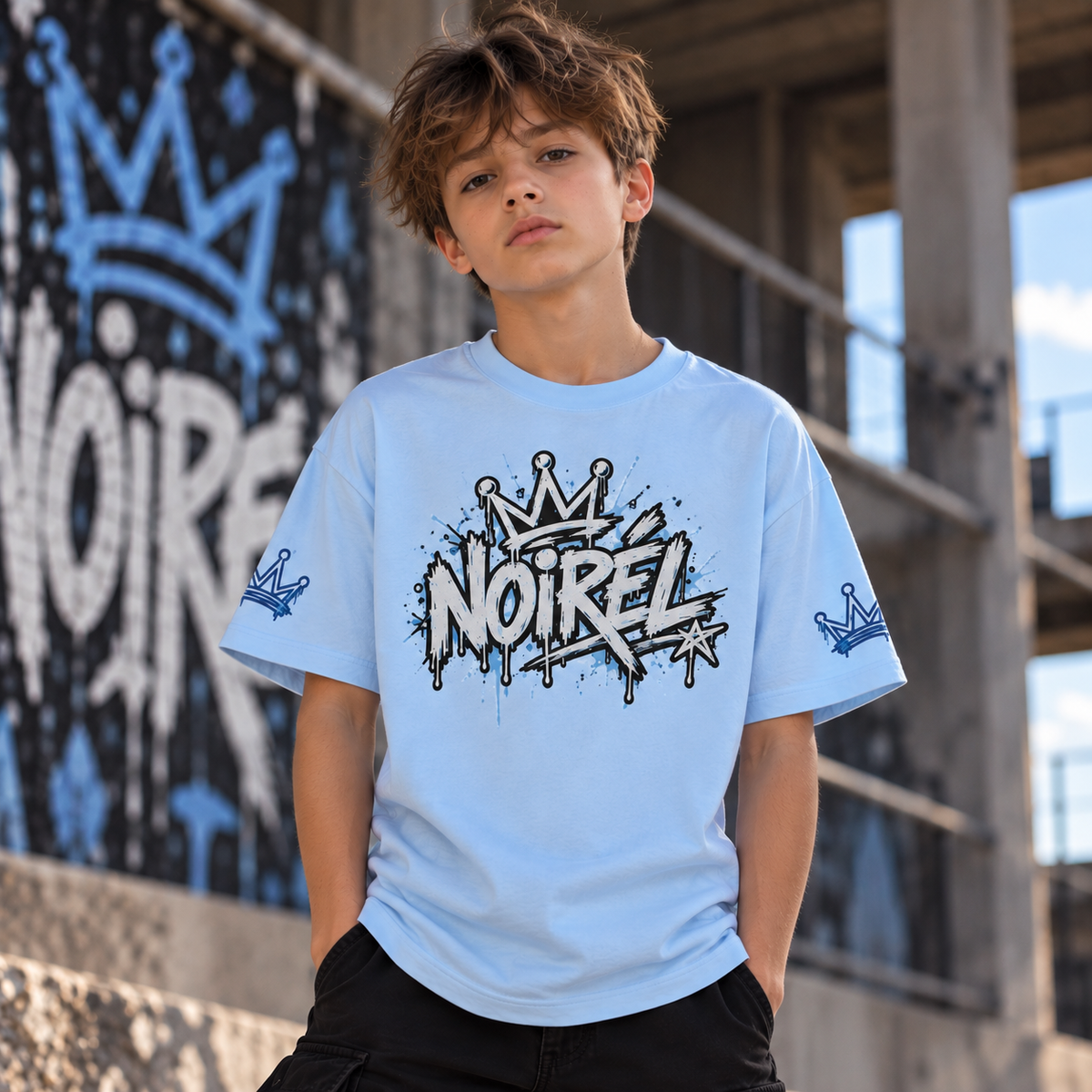 Noirel Kinder T-Shirt – Urban Skateboard Streetwear