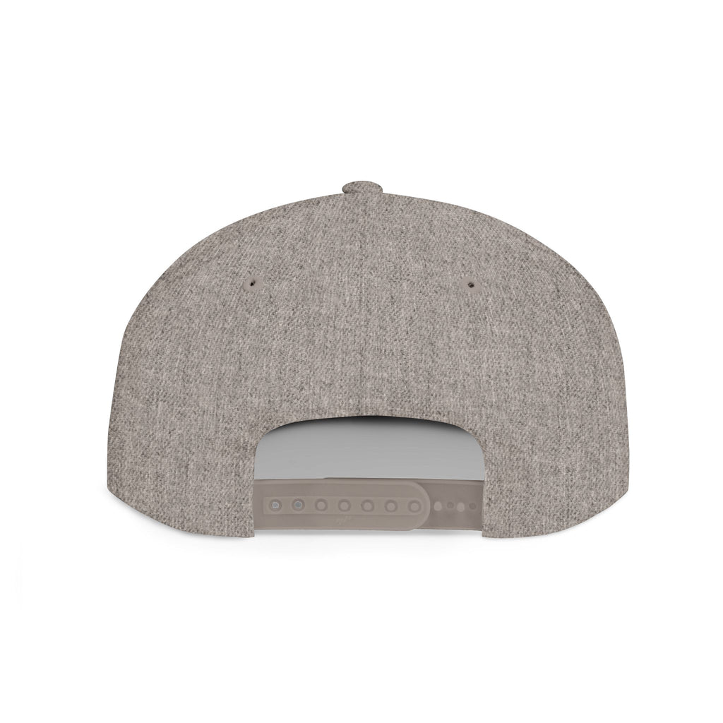Snapback Hat — Noirél Embroidered Flat Bill Cap 
