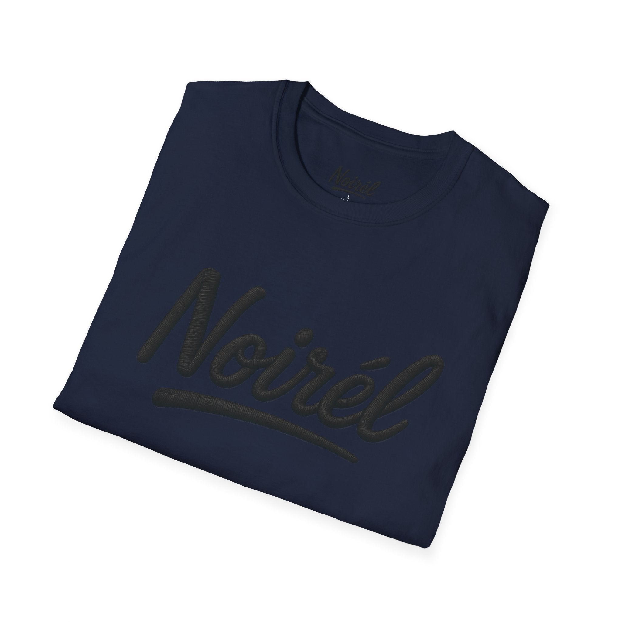 NOIRÉL T-Shirt – Black Script Print