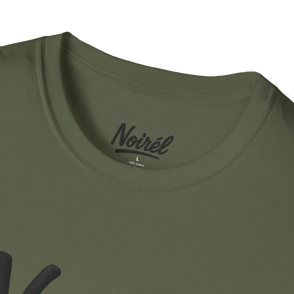 NOIRÉL T-Shirt – Black Script Print