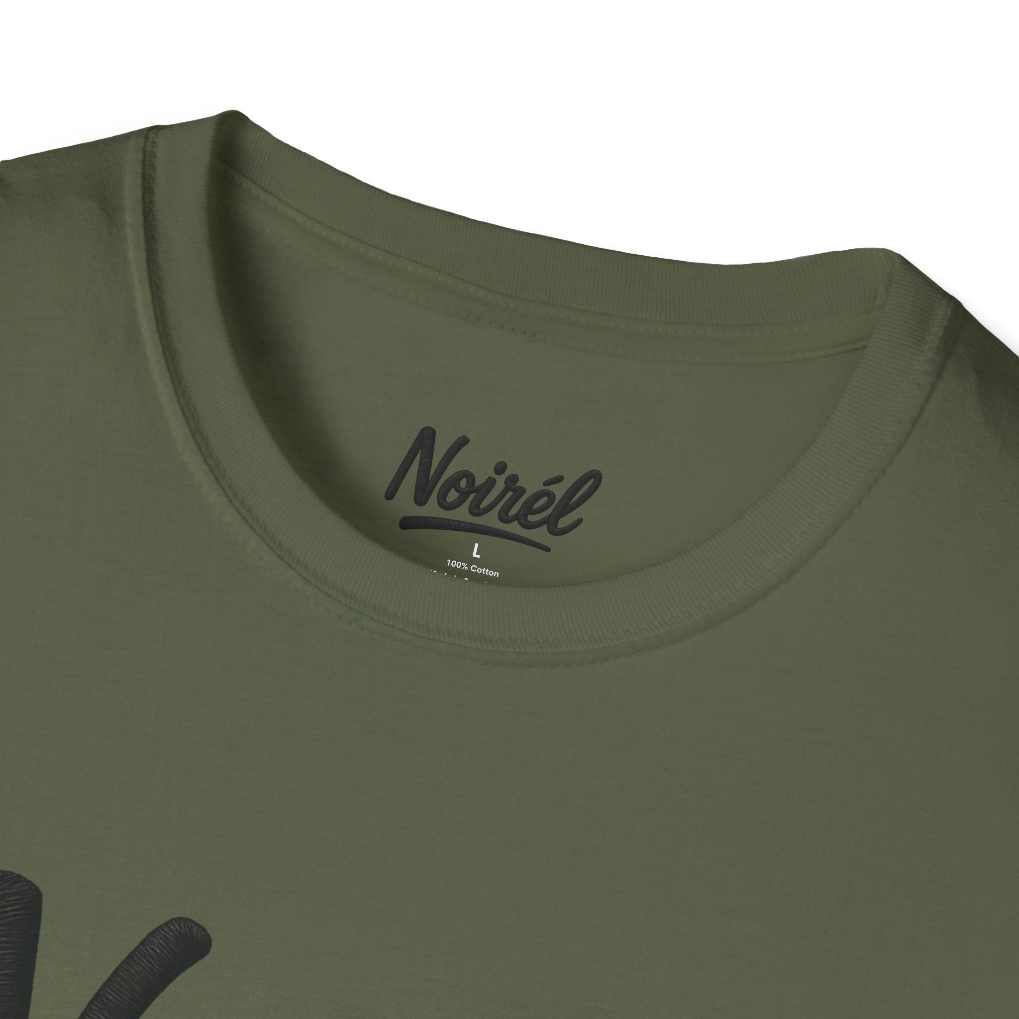 NOIRÉL T-Shirt – Black Script Print
