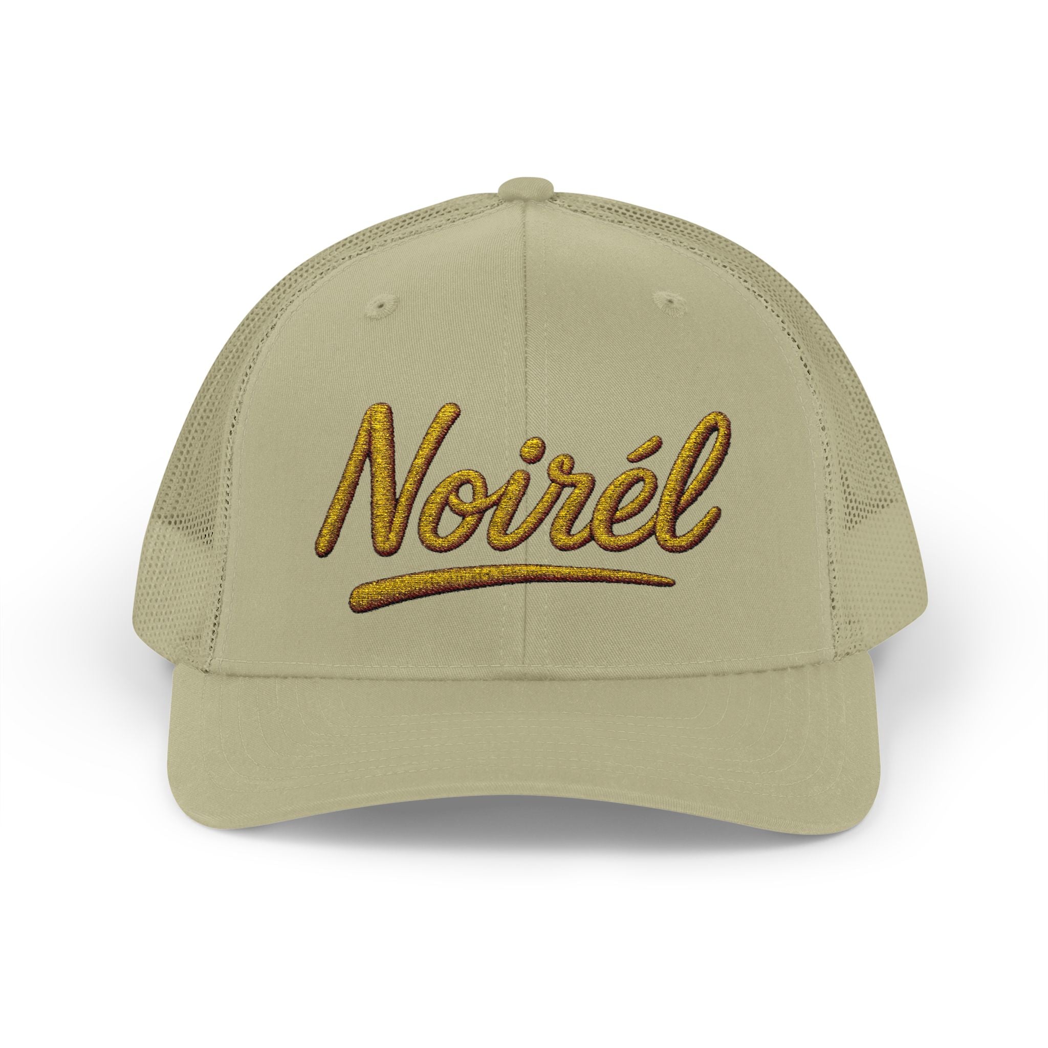 NOIRÉL Snapback – Gold Script Flat Bill Edition