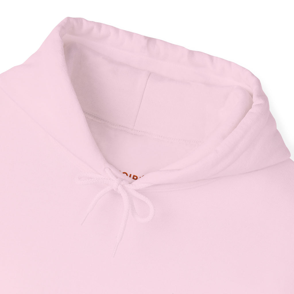 NOIRÉL Script Hoodie – Orange gesticktes Logo
