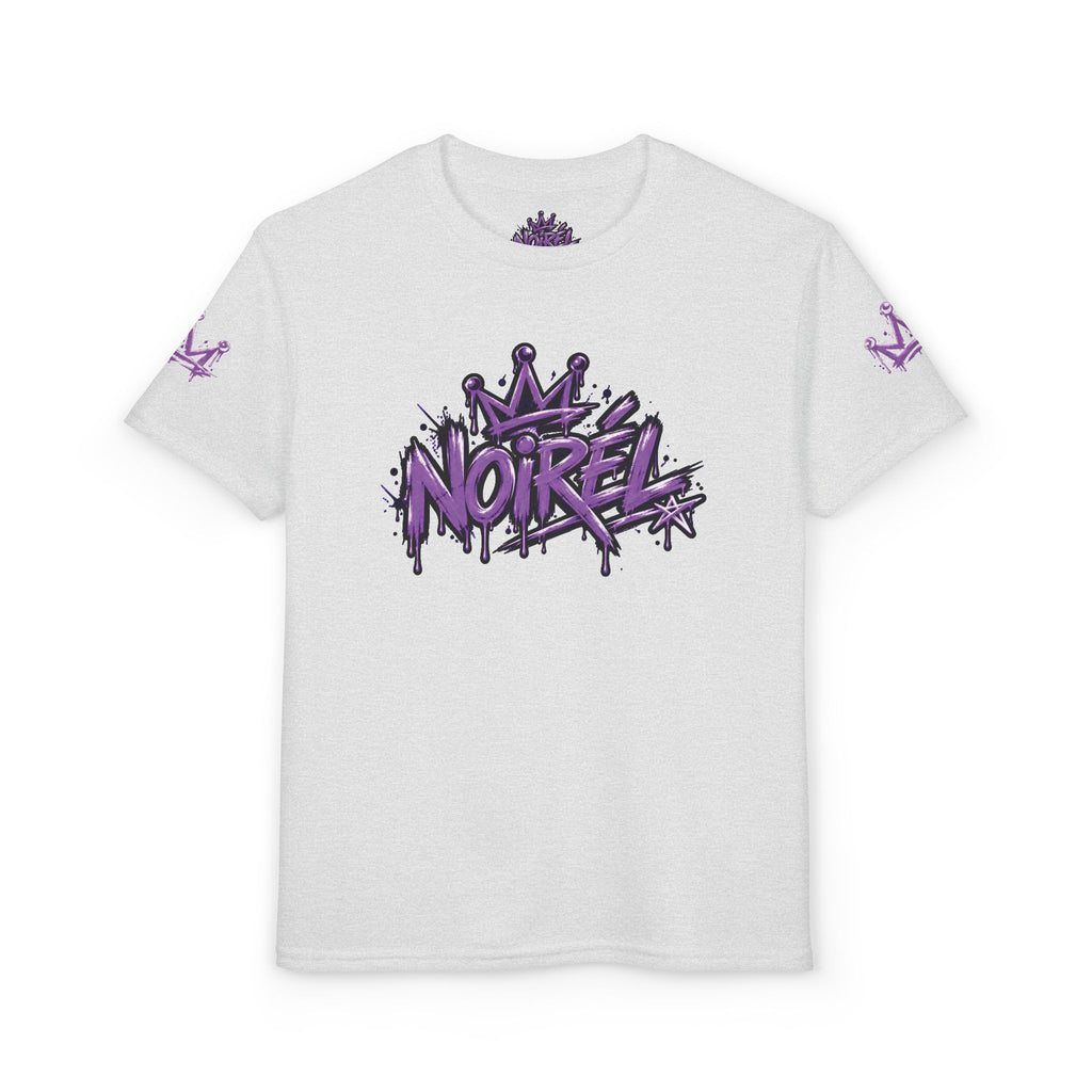 Noirel Kinder T-Shirt – Purple Crown Graffiti Tee