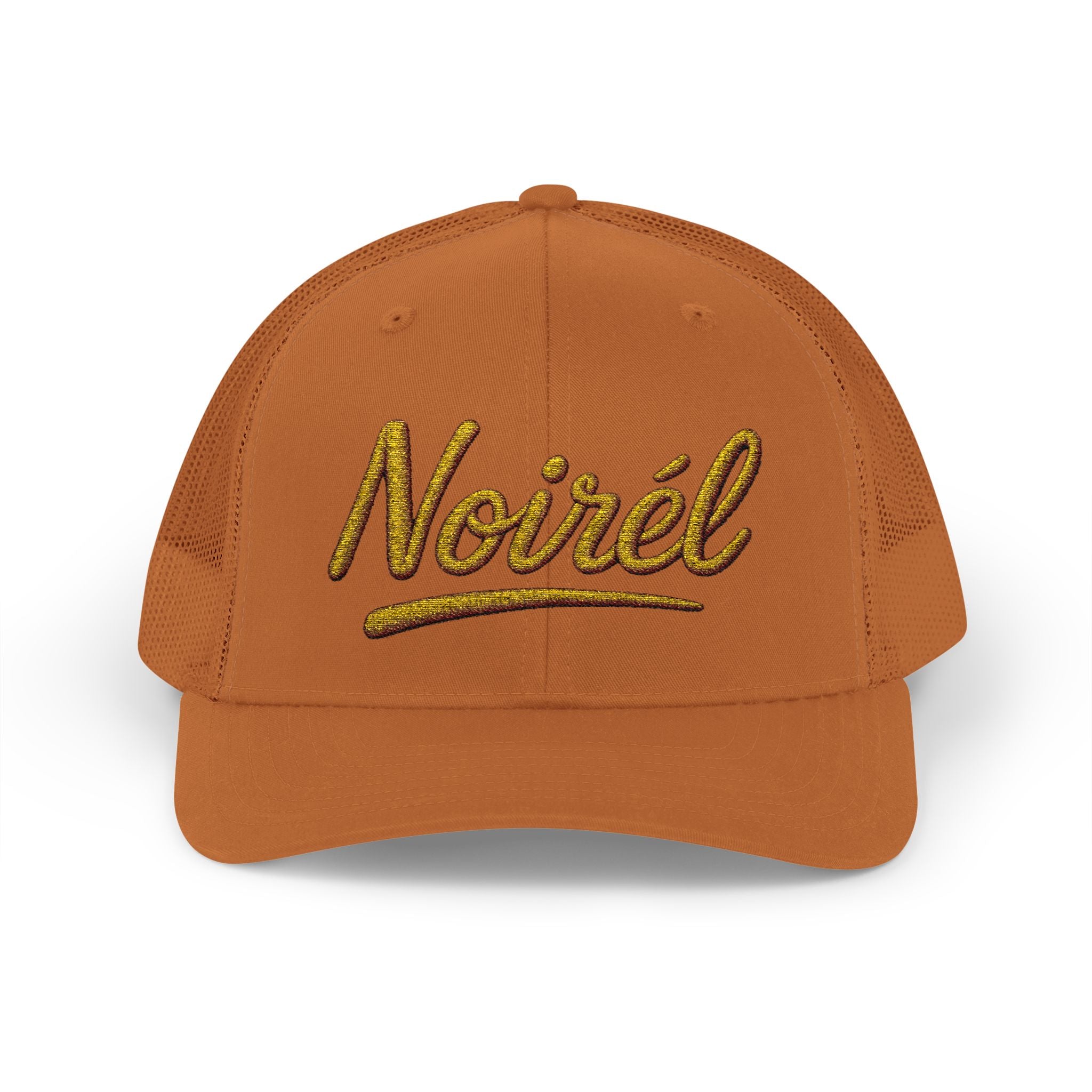 NOIRÉL Snapback – Gold Script Flat Bill Edition