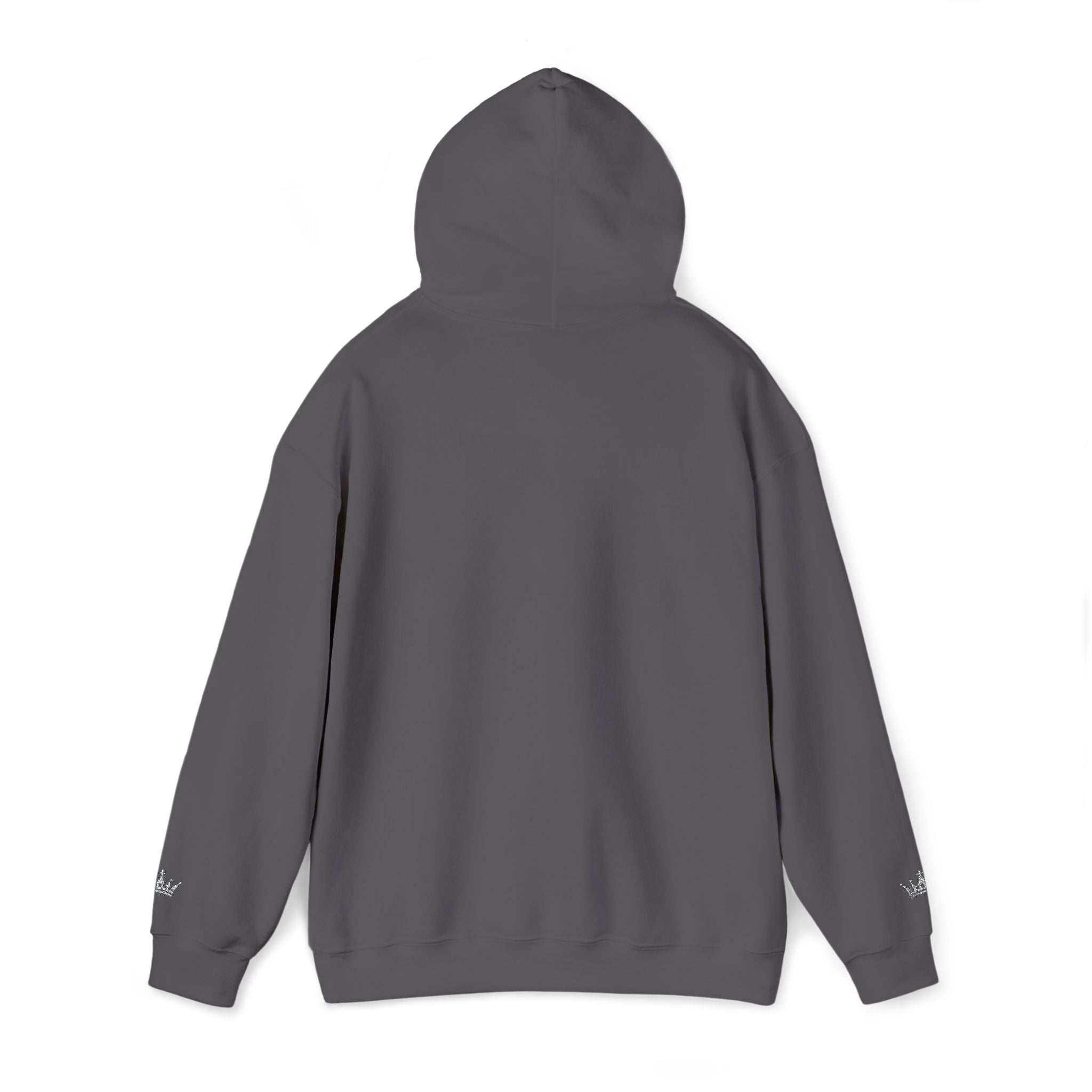 NOIRÉL Script Hoodie – Weiß gesticktes Logo