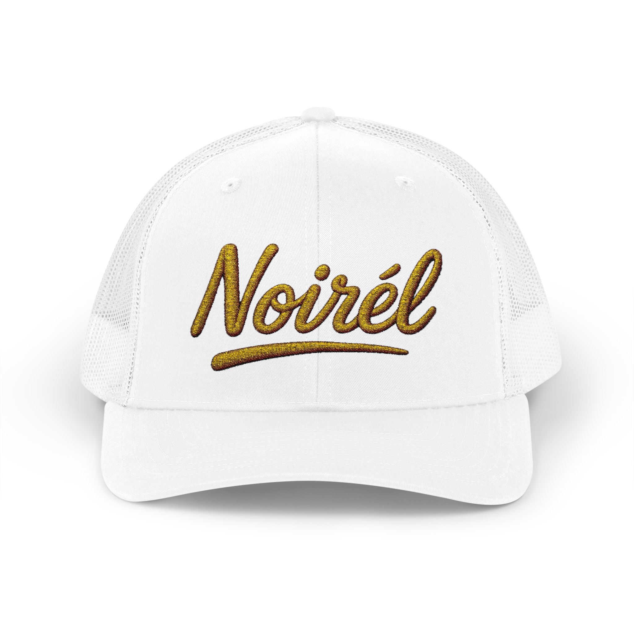 NOIRÉL Snapback – Gold Script Flat Bill Edition