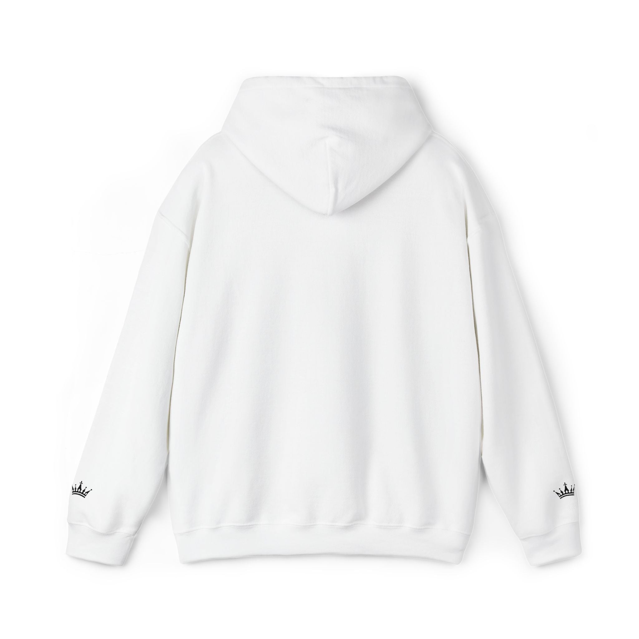NOIRÉL Script Hoodie – Schwarz gesticktes Logo