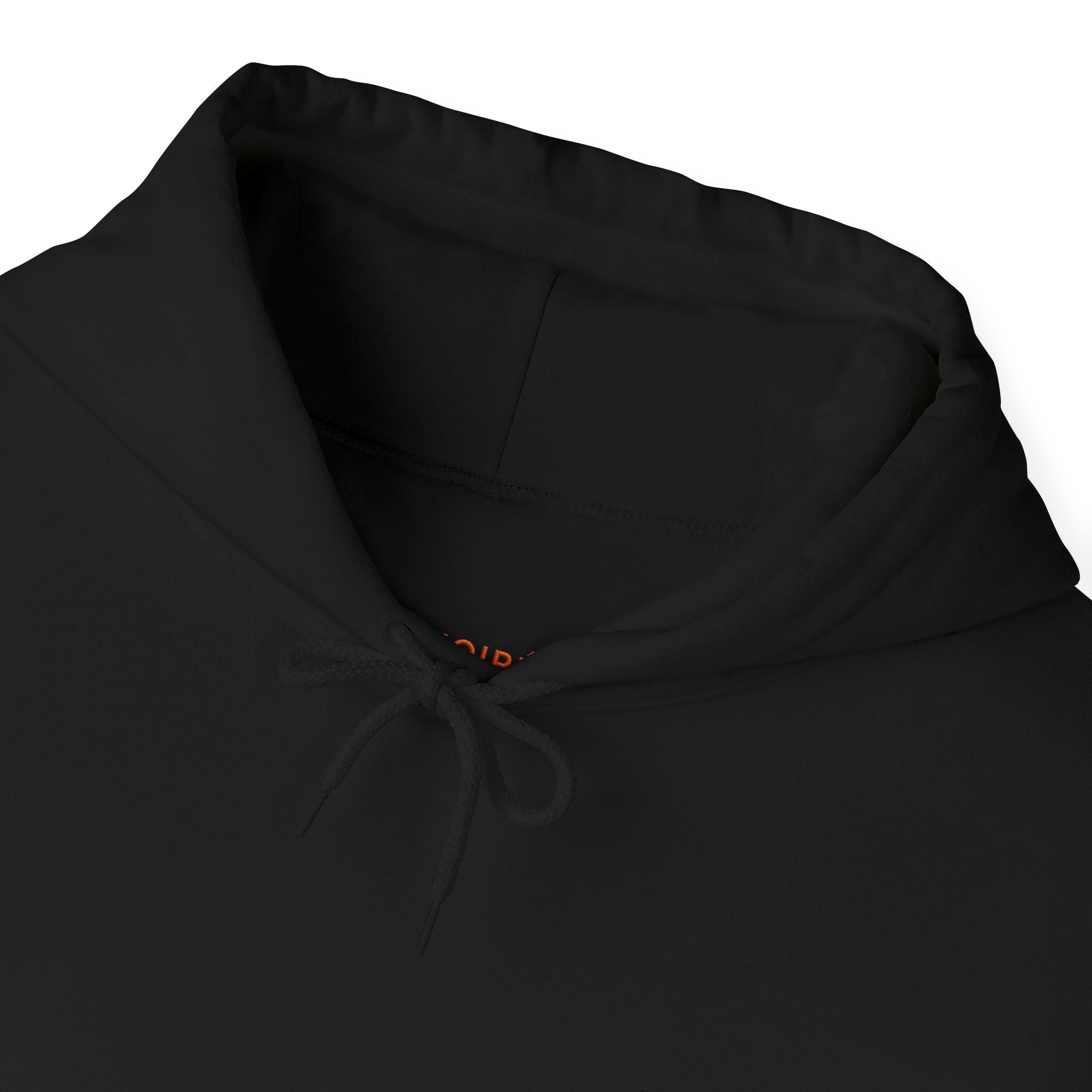 NOIRÉL Script Hoodie – Orange gesticktes Logo