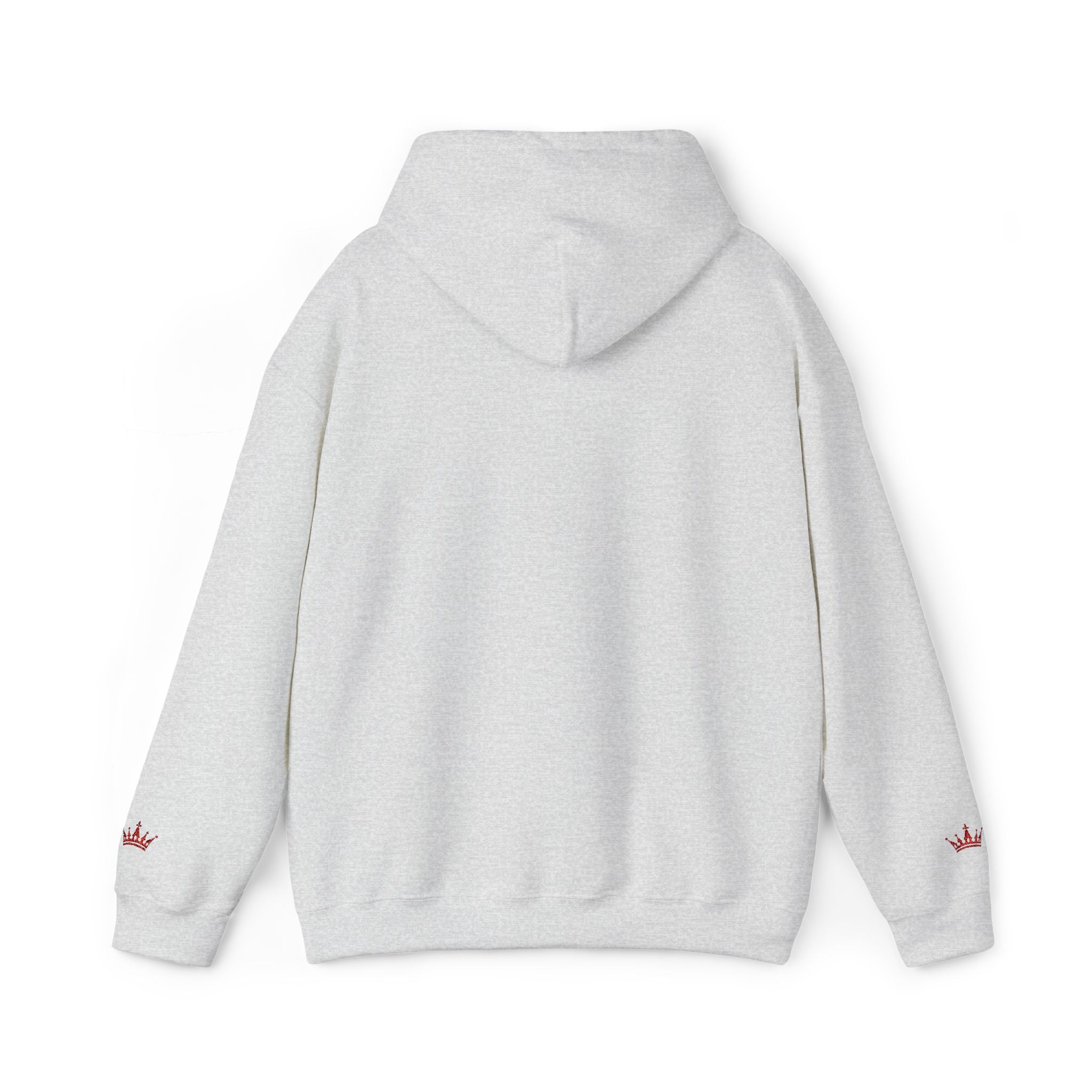 NOIRÉL Script Hoodie – Rot gesticktes Logo